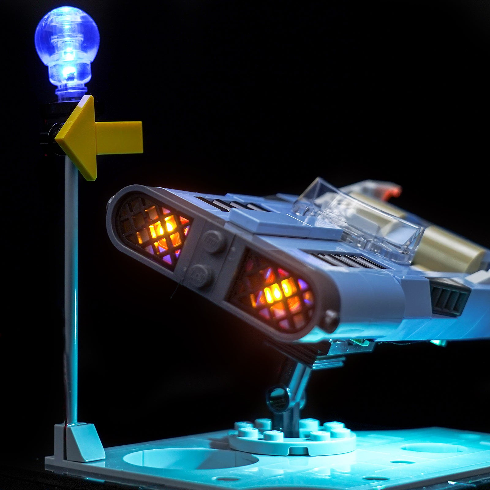 BrickBling Light Kit for LEGO DREAMZzz Flying Moon Car 40789