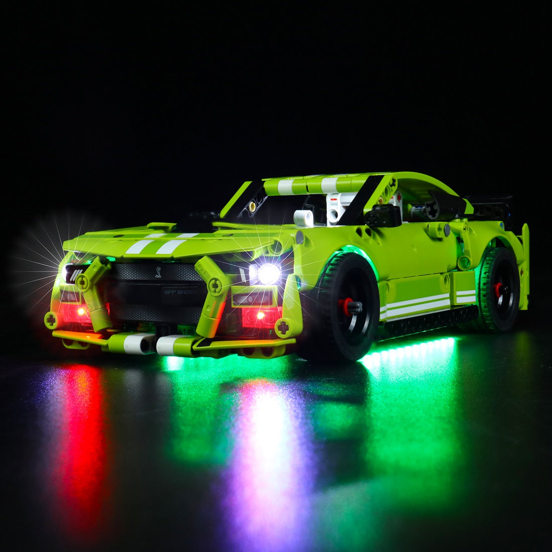 BrickBling Light Kit for LEGO Technic Ford Mustang Shelby® GT500® 42138 GC Version