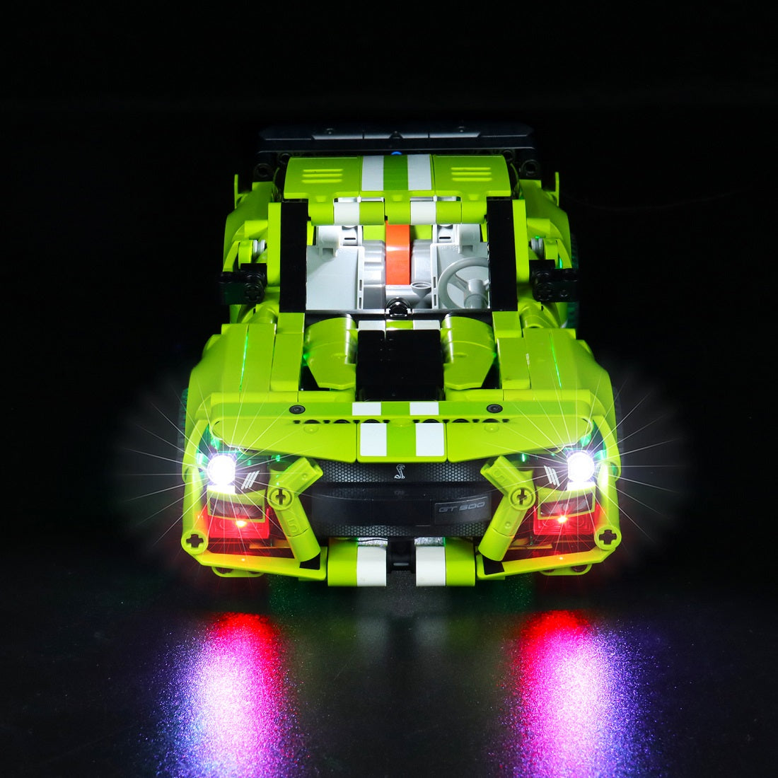 BrickBling Light Kit for LEGO Technic Ford Mustang Shelby® GT500® 42138 GC Version