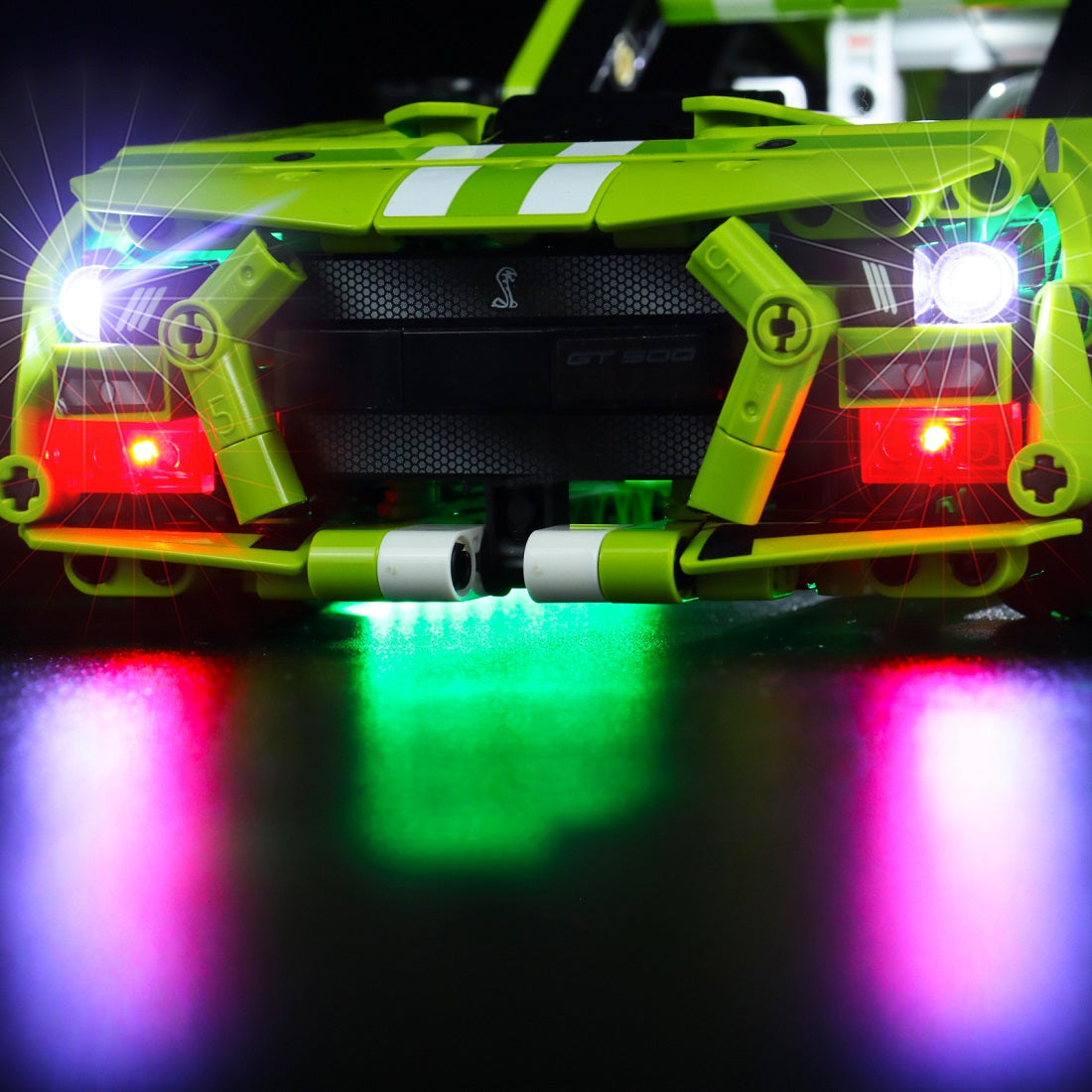 BrickBling Light Kit for LEGO Technic Ford Mustang Shelby® GT500® 42138 GC Version