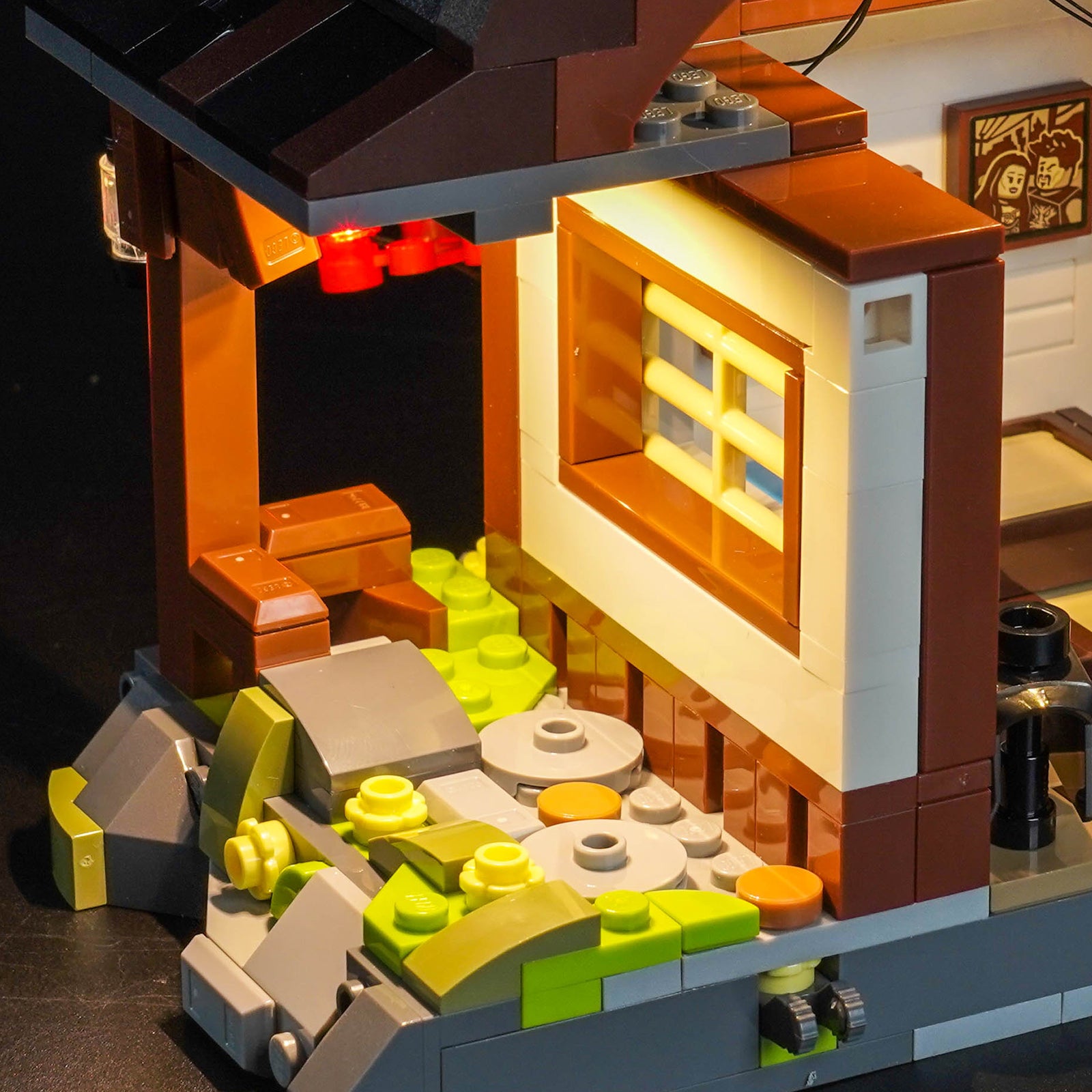 BrickBling Light Kit for LEGO NINJAGO Four Weapons Blacksmith 15th Anniversary 71858