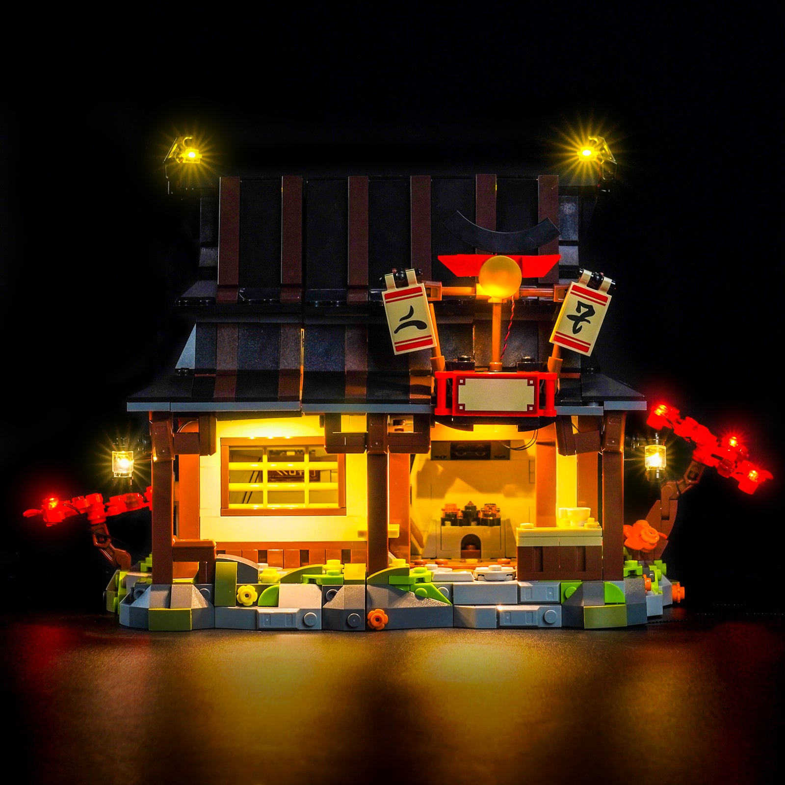 BrickBling Light Kit for LEGO NINJAGO Four Weapons Blacksmith 15th Anniversary 71858