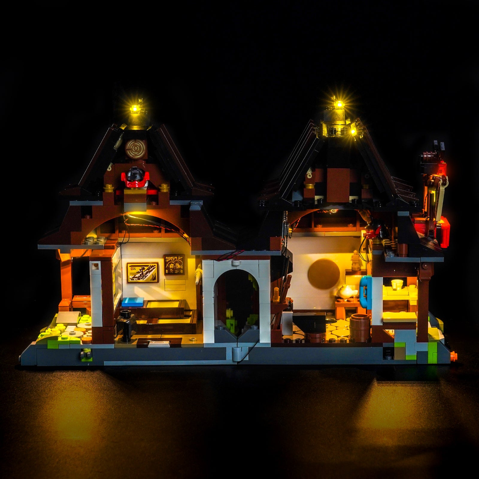 BrickBling Light Kit for LEGO NINJAGO Four Weapons Blacksmith 15th Anniversary 71858