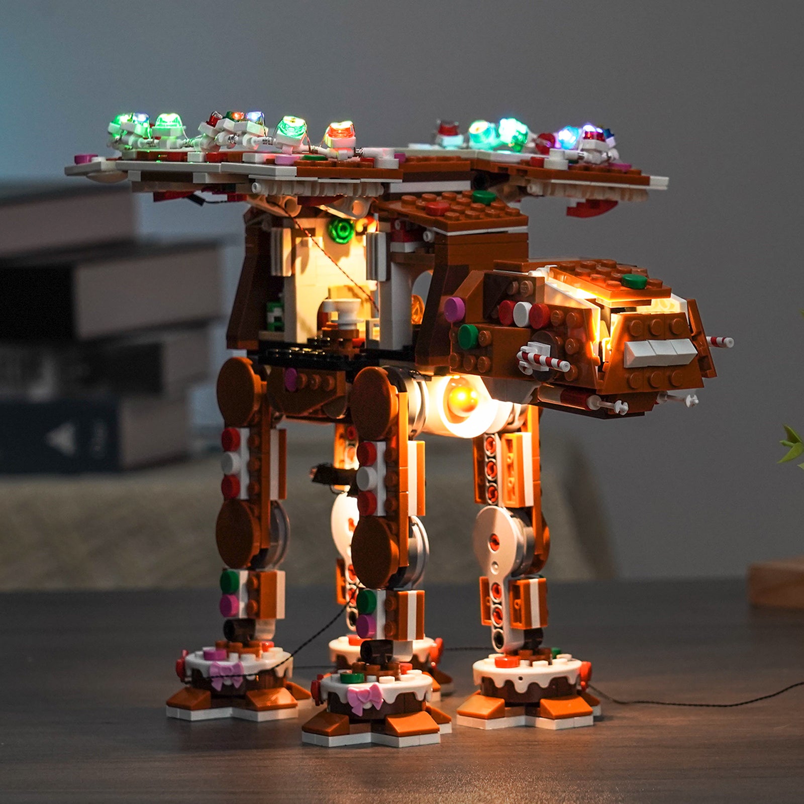 BrickBling Light Kit for LEGO Star Wars Gingerbread AT-AT™ Walker 40806