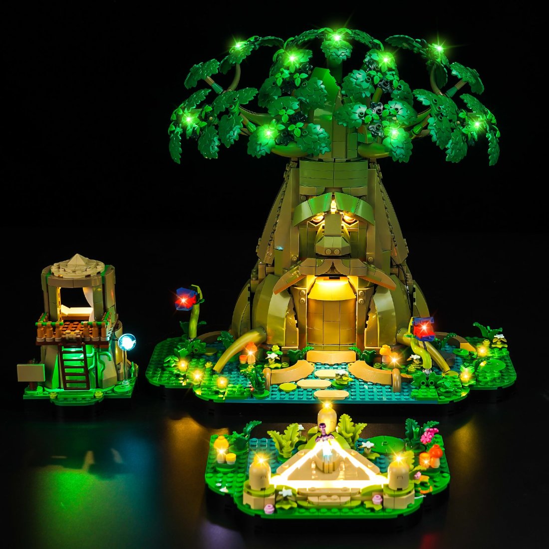 BrickBling Light Kit for LEGO The Legend of Zelda™ Great Deku Tree 2-in-1 77092 Ocarina of Time Version