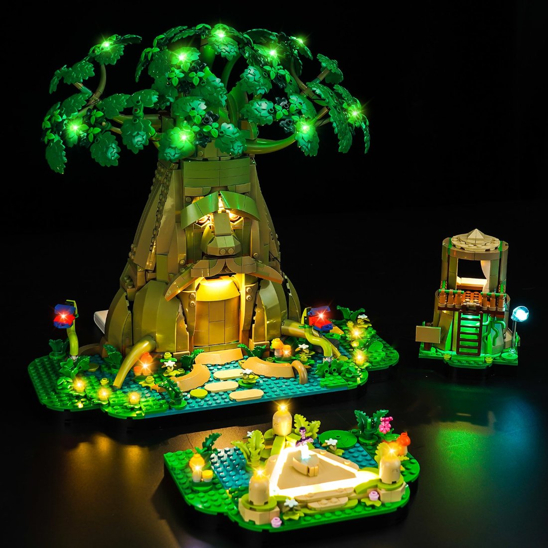 BrickBling Light Kit for LEGO The Legend of Zelda™ Great Deku Tree 2-in-1 77092 Ocarina of Time Version