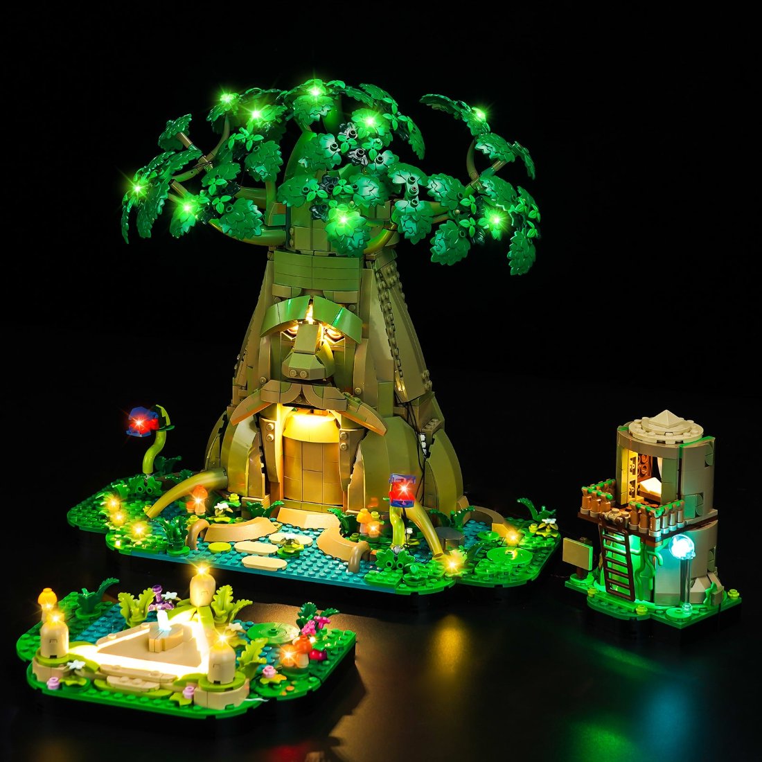 BrickBling Light Kit for LEGO The Legend of Zelda™ Great Deku Tree 2-in-1 77092 Ocarina of Time Version