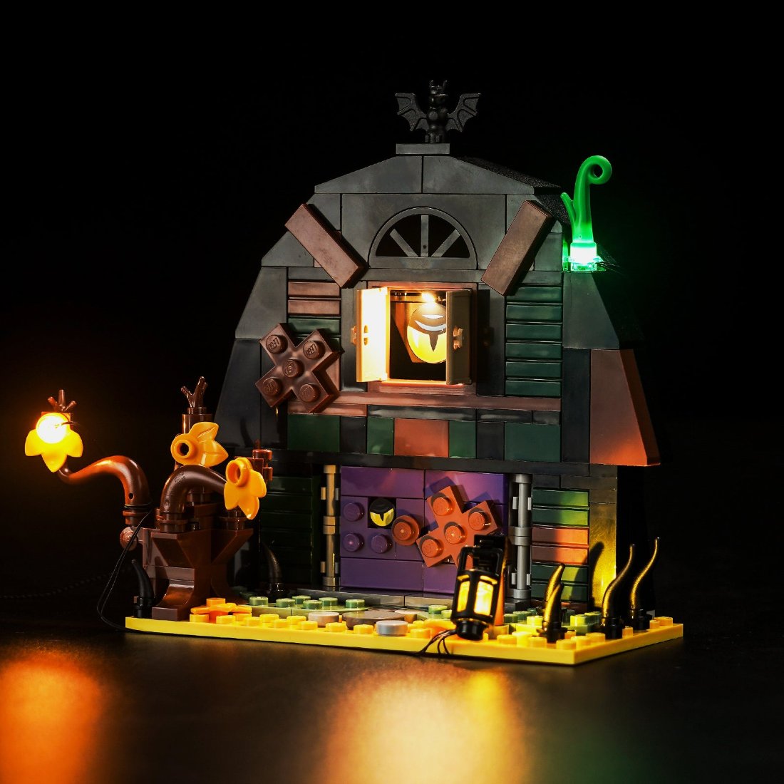BrickBling Light Kit for LEGO Halloween Barn 40721