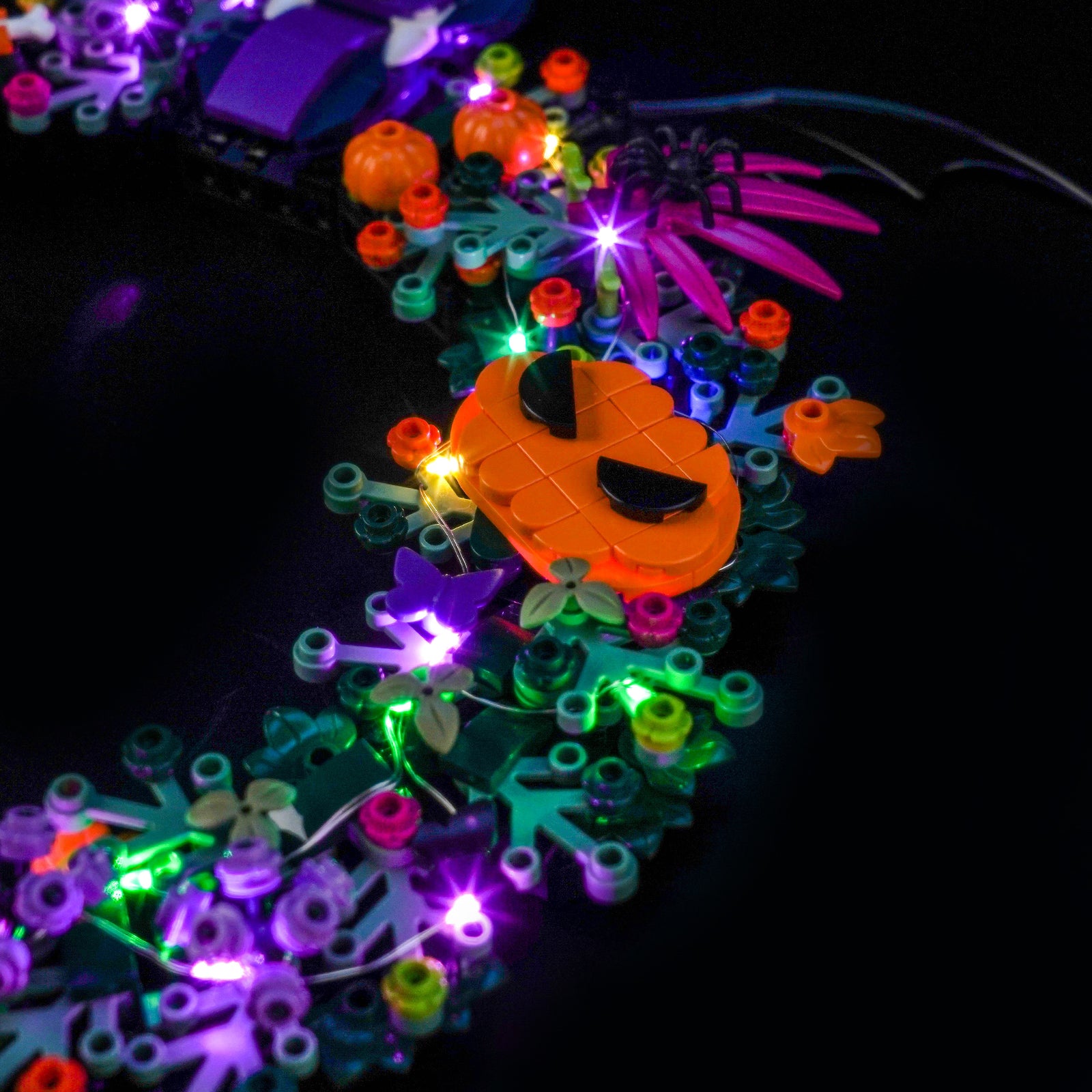BrickBling Light Kit for LEGO Halloween Wreath 40825