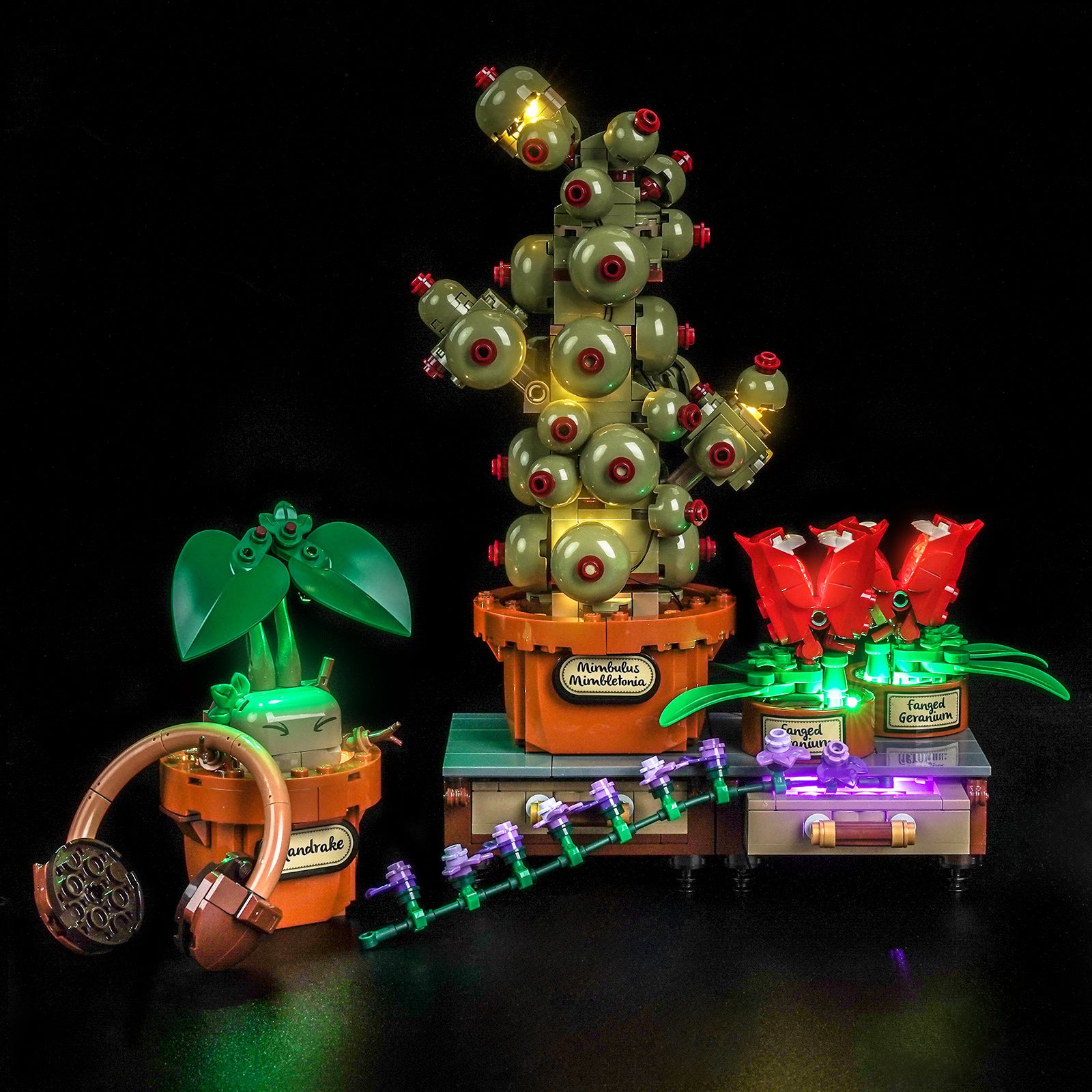 BrickBling Light Kit for LEGO Harry Potter Hogwarts™ Herbology Plants 76474