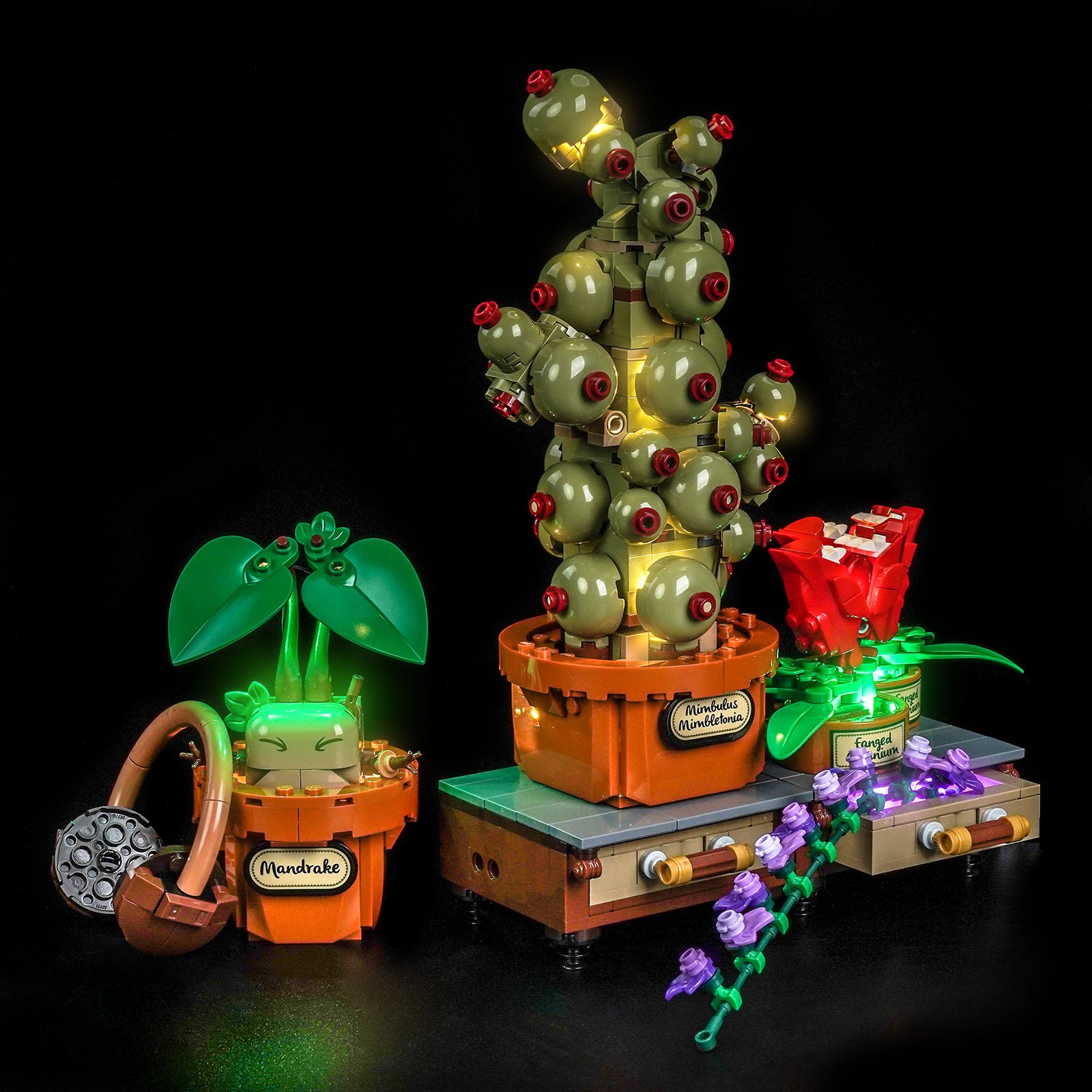 BrickBling Light Kit for LEGO Harry Potter Hogwarts™ Herbology Plants 76474