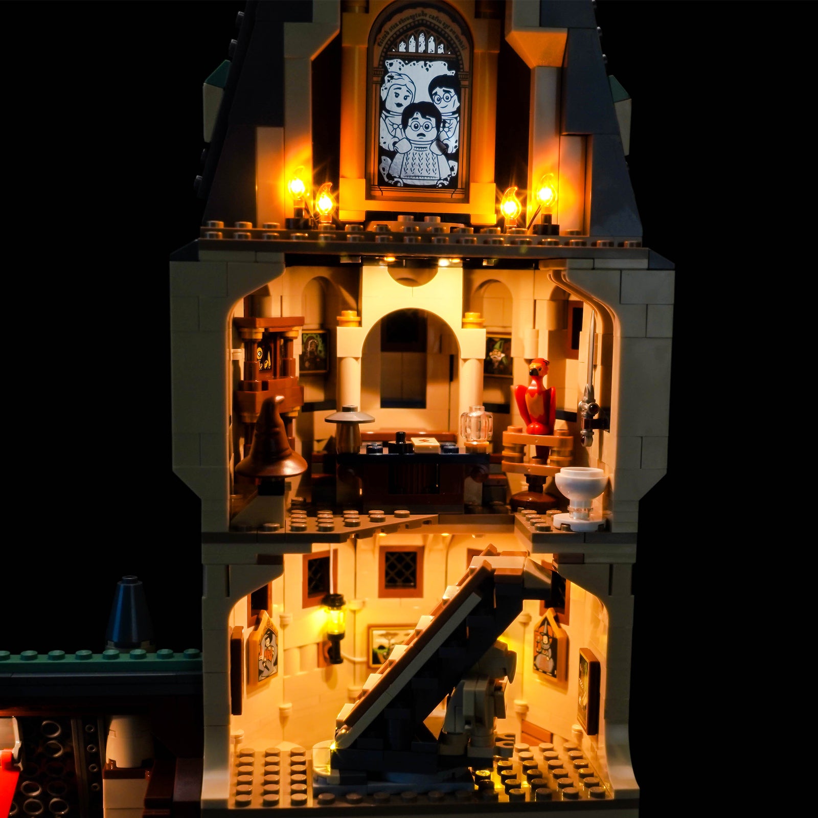 BrickBling Light Kit for LEGO Harry Potter Hogwarts™ Castle: The Main Tower 76454