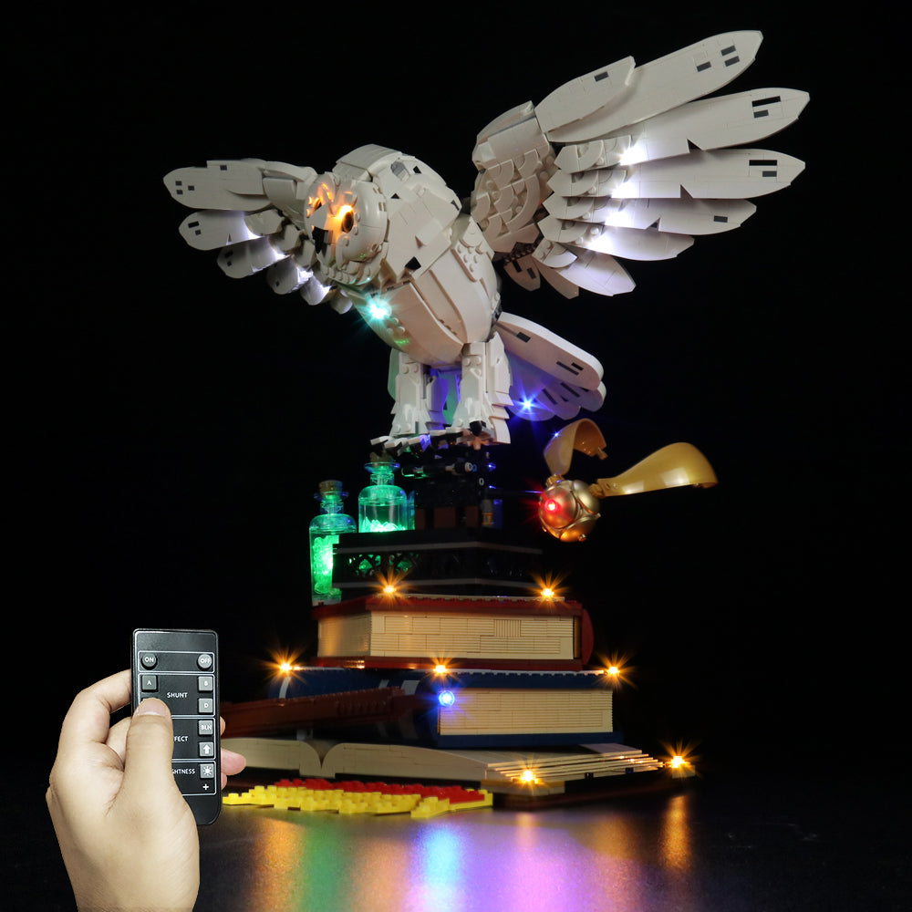 BrickBling Light Kit for LEGO Harry Potter Hogwarts™ Icons - Collectors' Edition 76391 Remote control versions