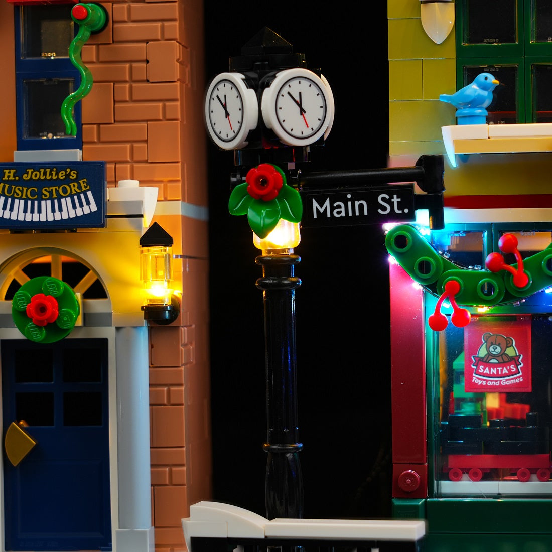 BrickBling Light Kit for LEGO Holiday Main Street 10308 Version 2