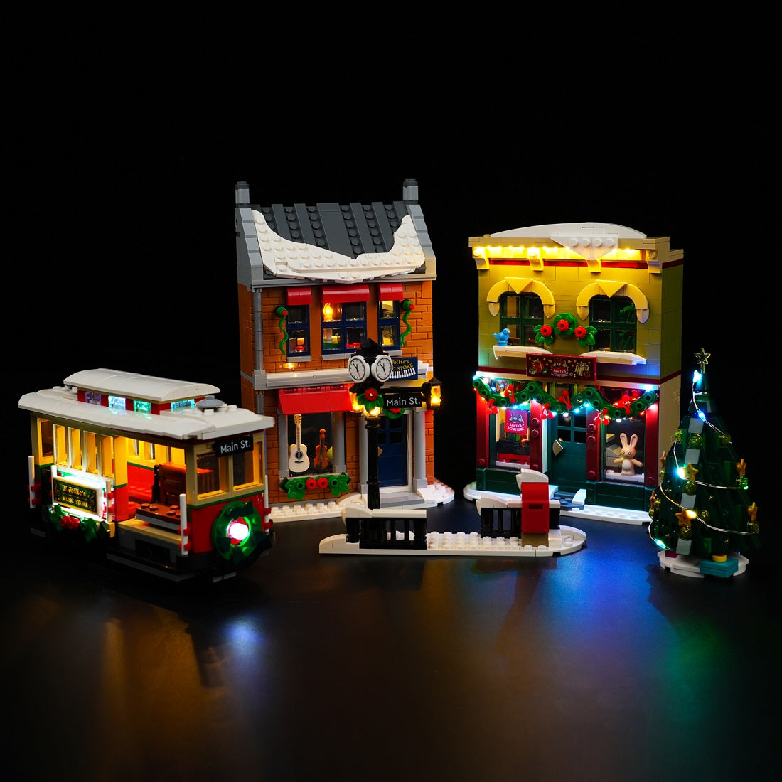 BrickBling Light Kit for LEGO Holiday Main Street 10308 Version 2