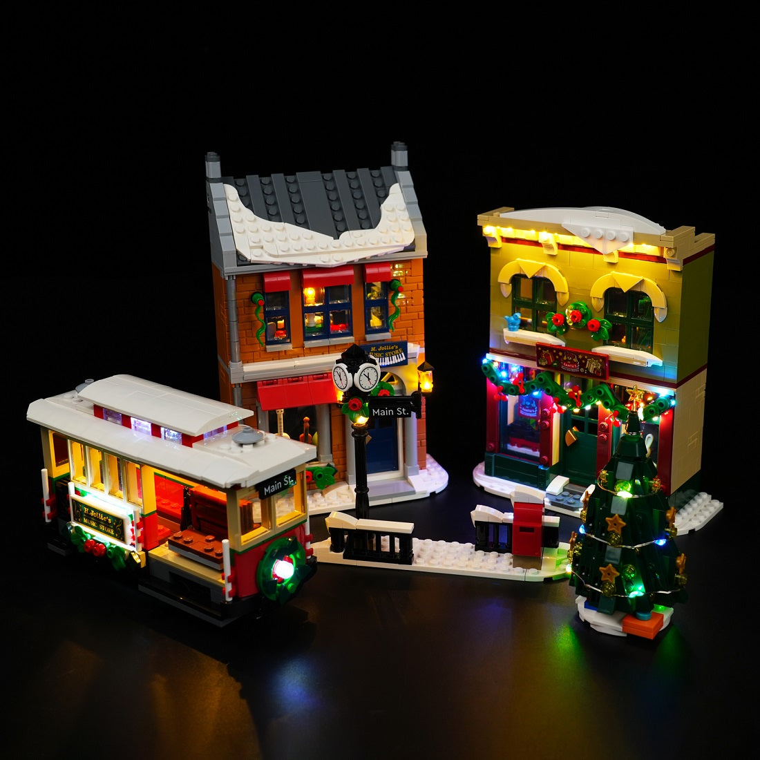 BrickBling Light Kit for LEGO Holiday Main Street 10308 Version 2