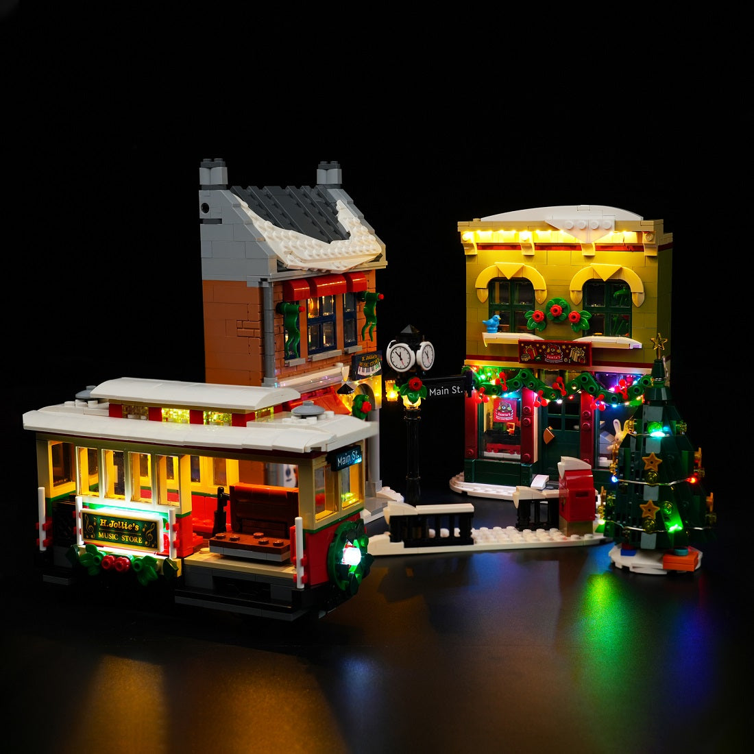 BrickBling Light Kit for LEGO Holiday Main Street 10308 Version 2