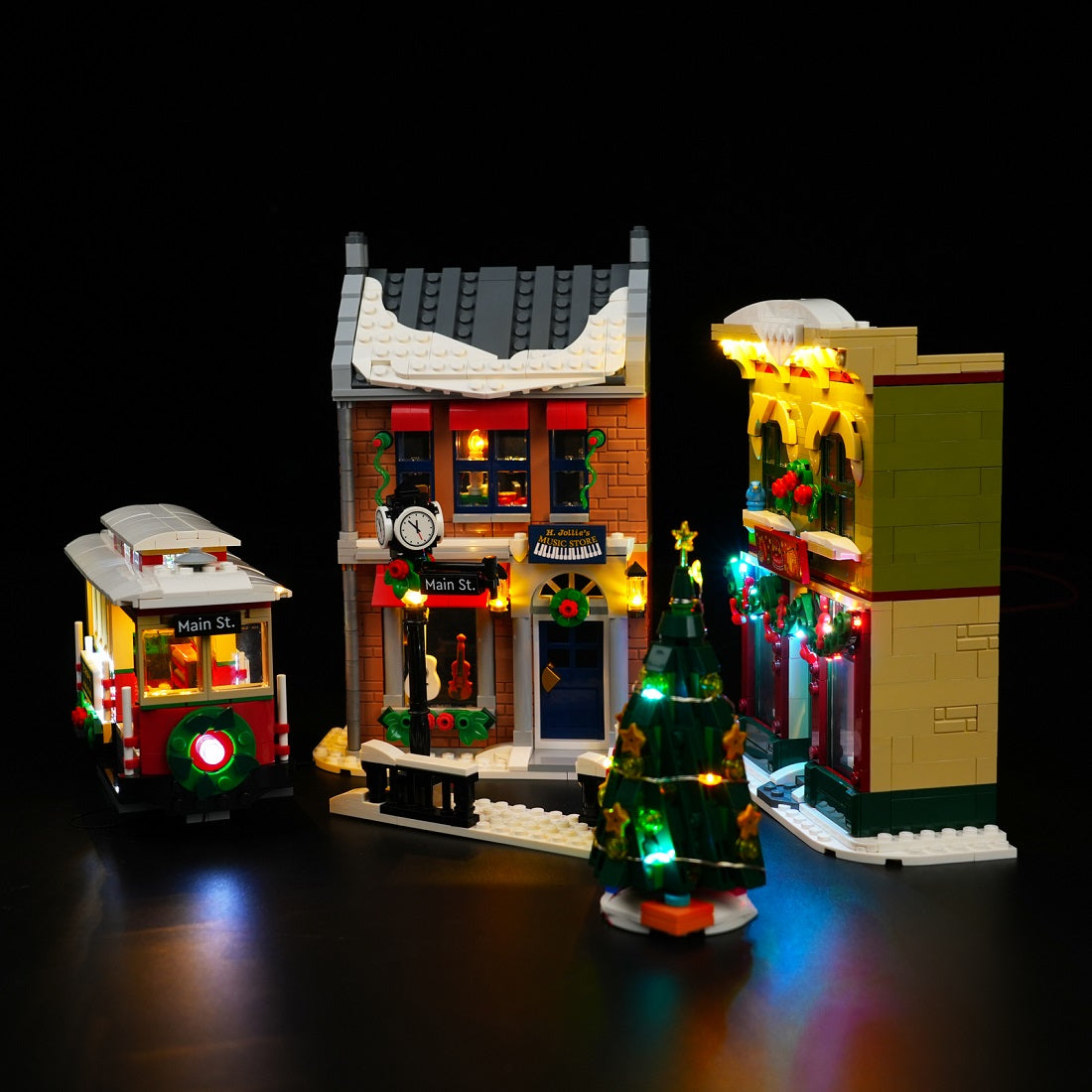 BrickBling Light Kit for LEGO Holiday Main Street 10308 Version 2