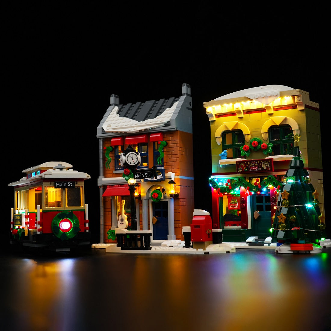 BrickBling Light Kit for LEGO Holiday Main Street 10308 Version 2