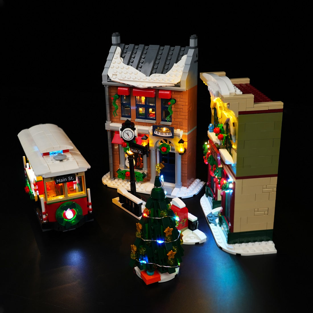 BrickBling Light Kit for LEGO Holiday Main Street 10308 Version 2