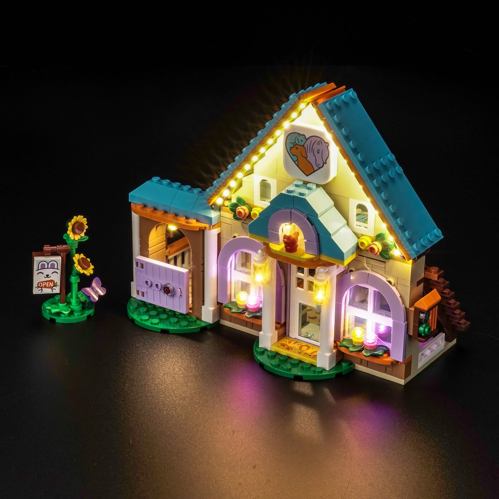 BrickBling Light Kit for LEGO Friends Horse and Pet Vet Clinic 42651