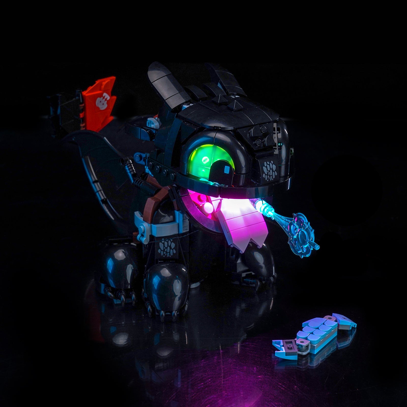 BrickBling Light Kit for LEGO Icons How to Train Your Dragon: Toothless 10375