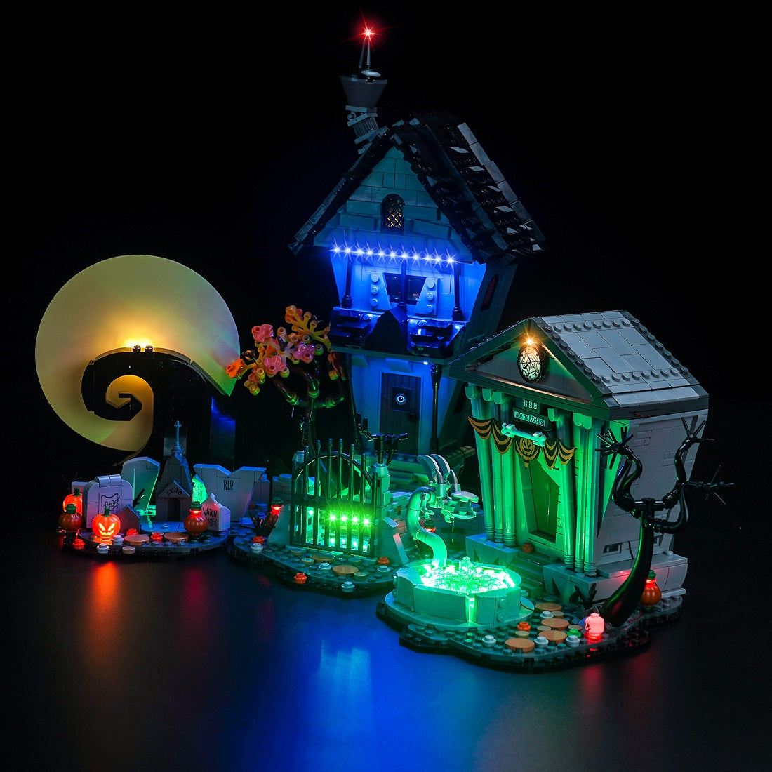 BrickBling Light Kit for LEGO Ideas Disney Tim Burton's The Nightmare Before Christmas 21351