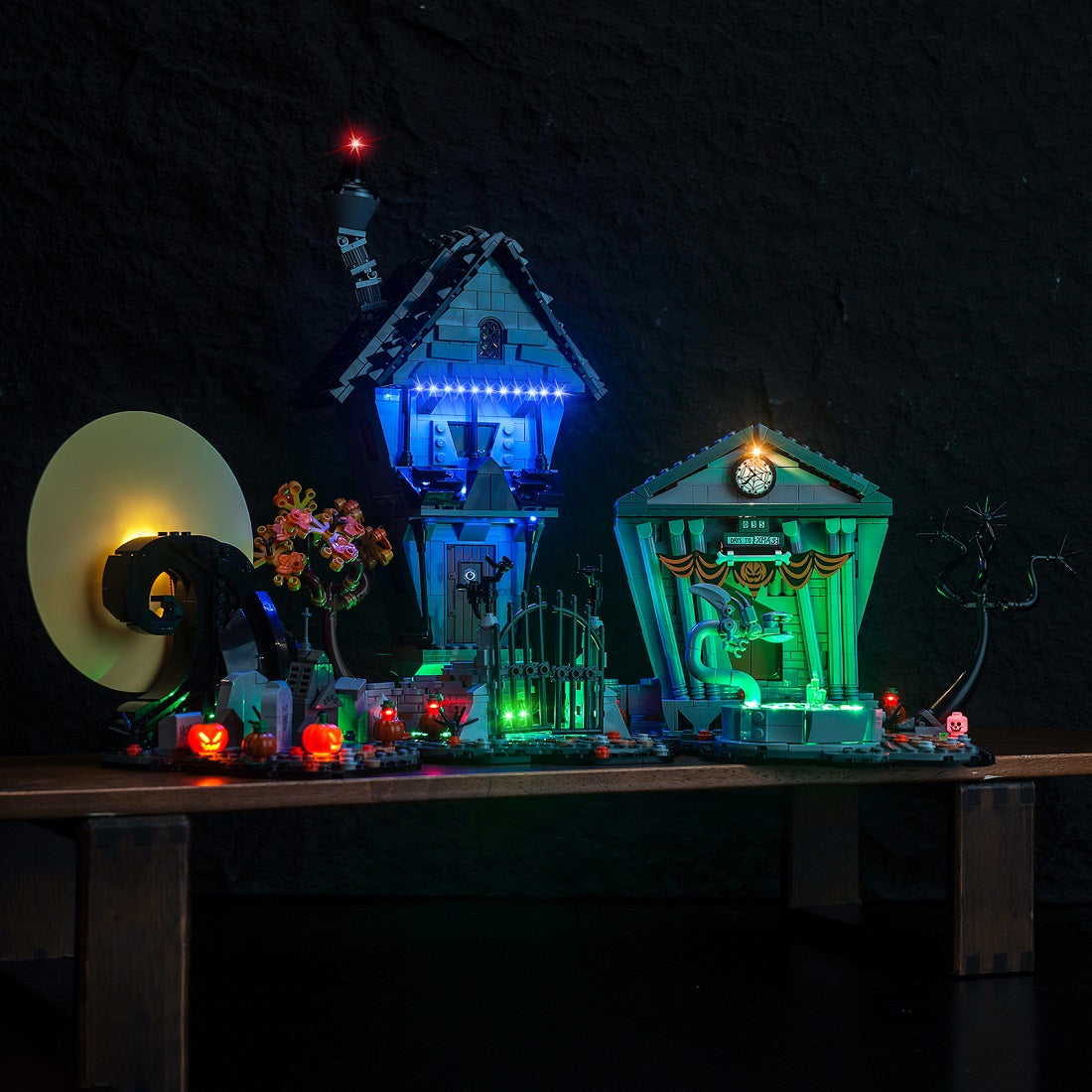 BrickBling Light Kit for LEGO Ideas Disney Tim Burton's The Nightmare Before Christmas 21351