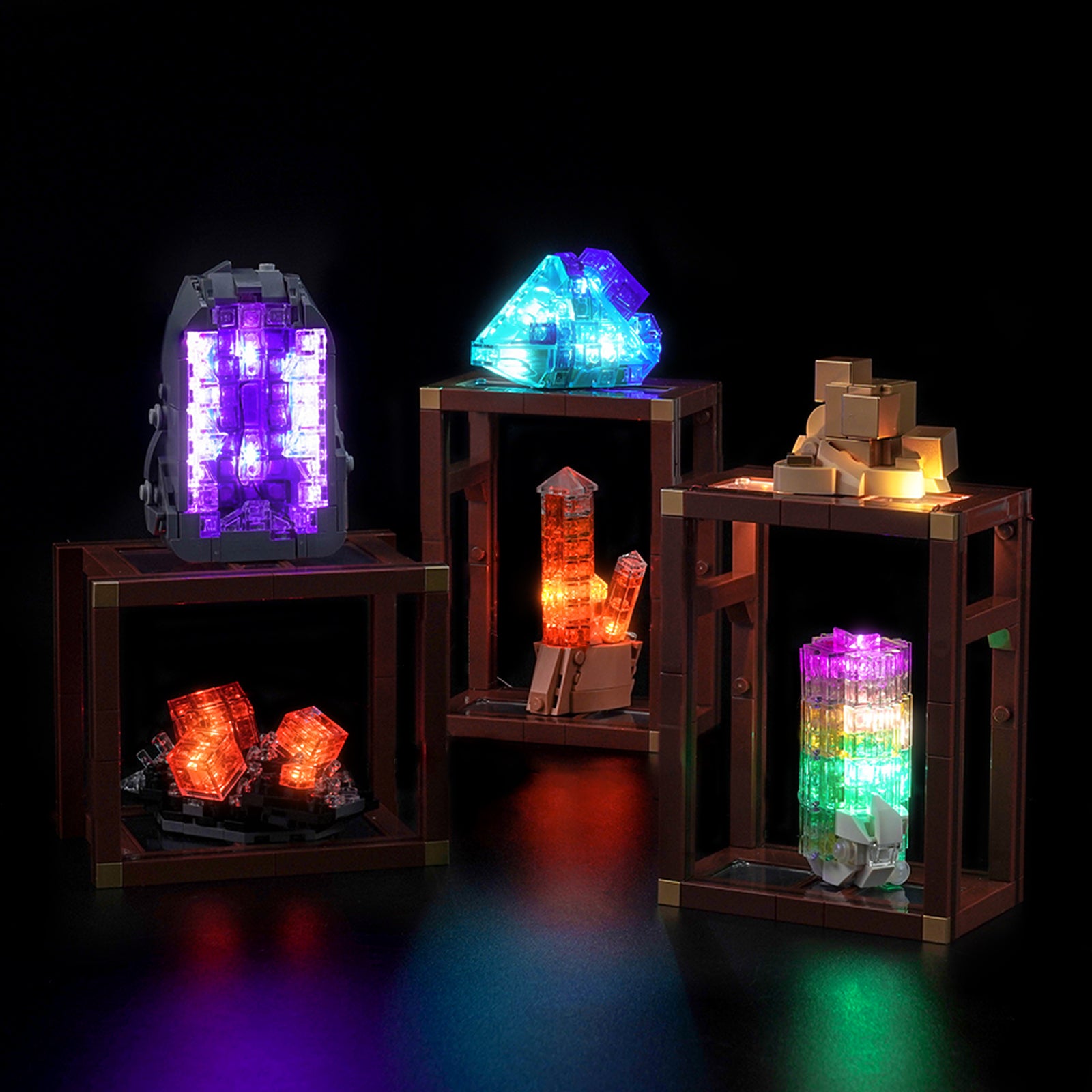 BrickBling Light Kit for LEGO Ideas Mineral Collection 21362