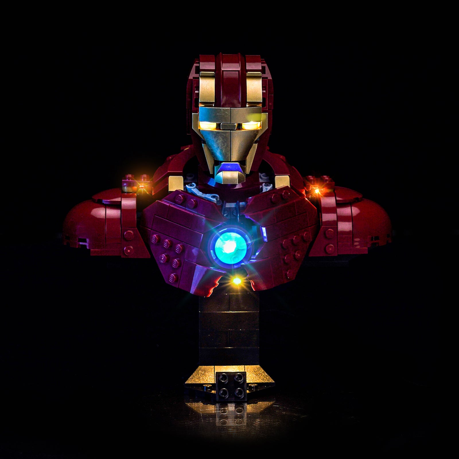 BrickBling Light Kit for LEGO Marvel Iron Man MK4 Bust 76327