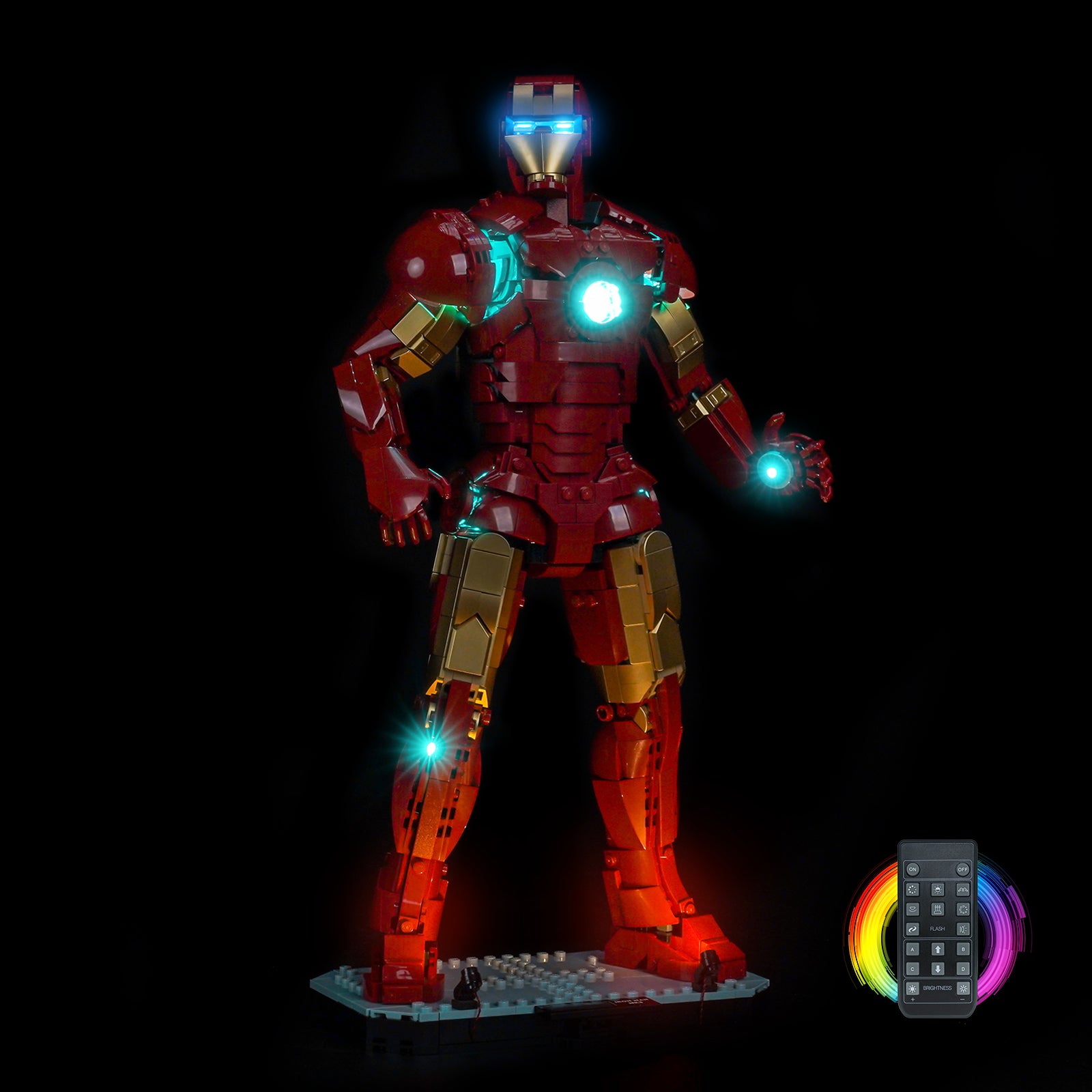 BrickBling Light Kit for LEGO Marvel Iron Man Mark 3 Collectors' Edition 76344