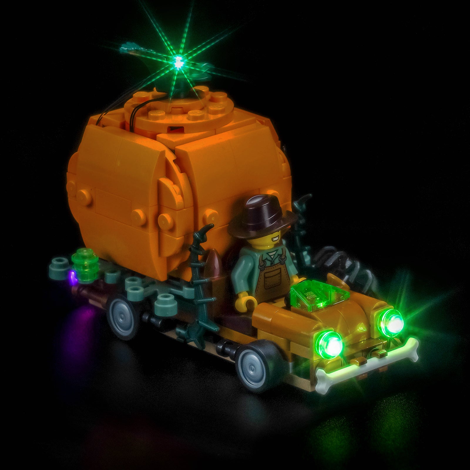 BrickBling Light Kit for LEGO Jack-O'-Lantern Pickup Truck 40822