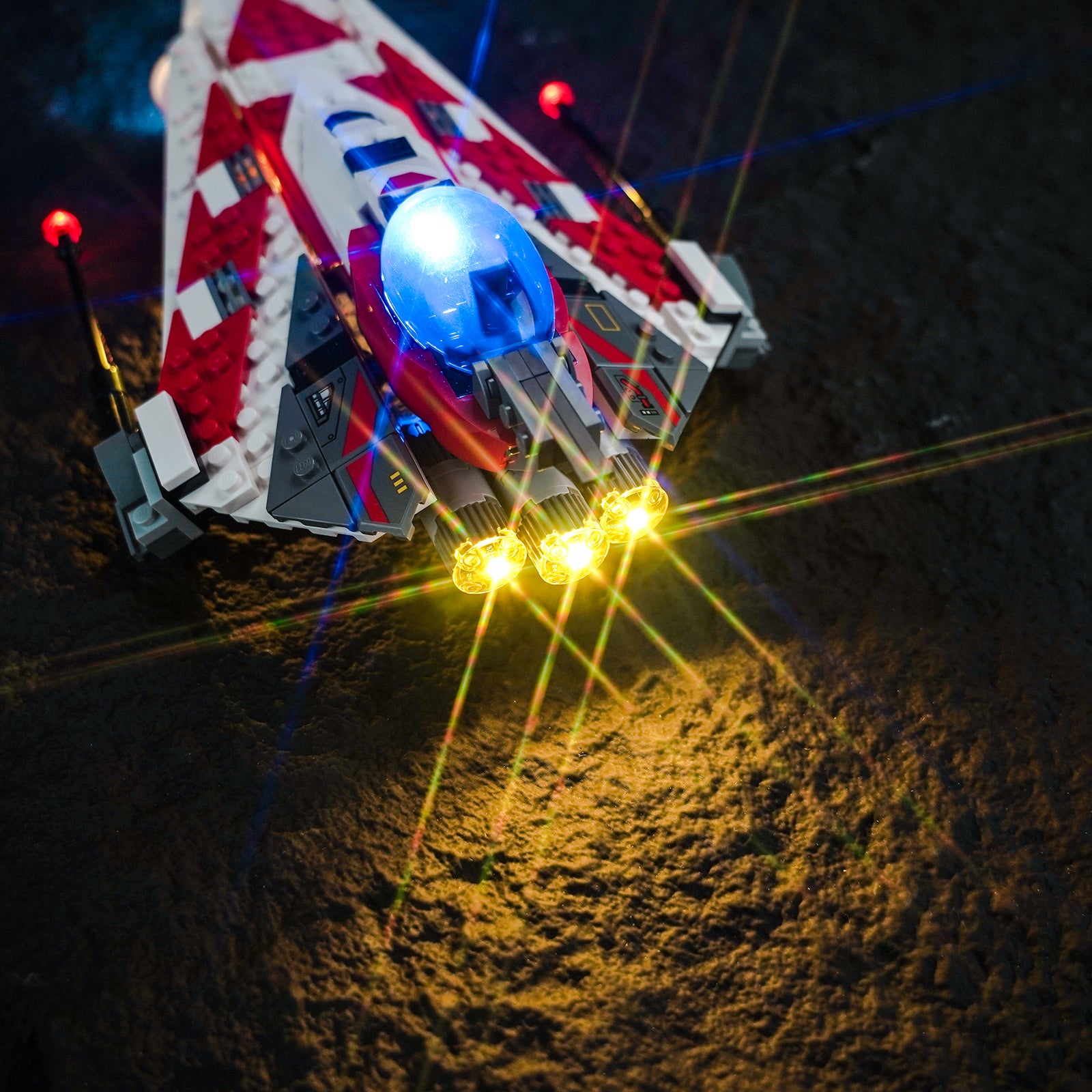 BrickBling Light Kit for LEGO Star Wars Jedi Bob's Starfighter 75388