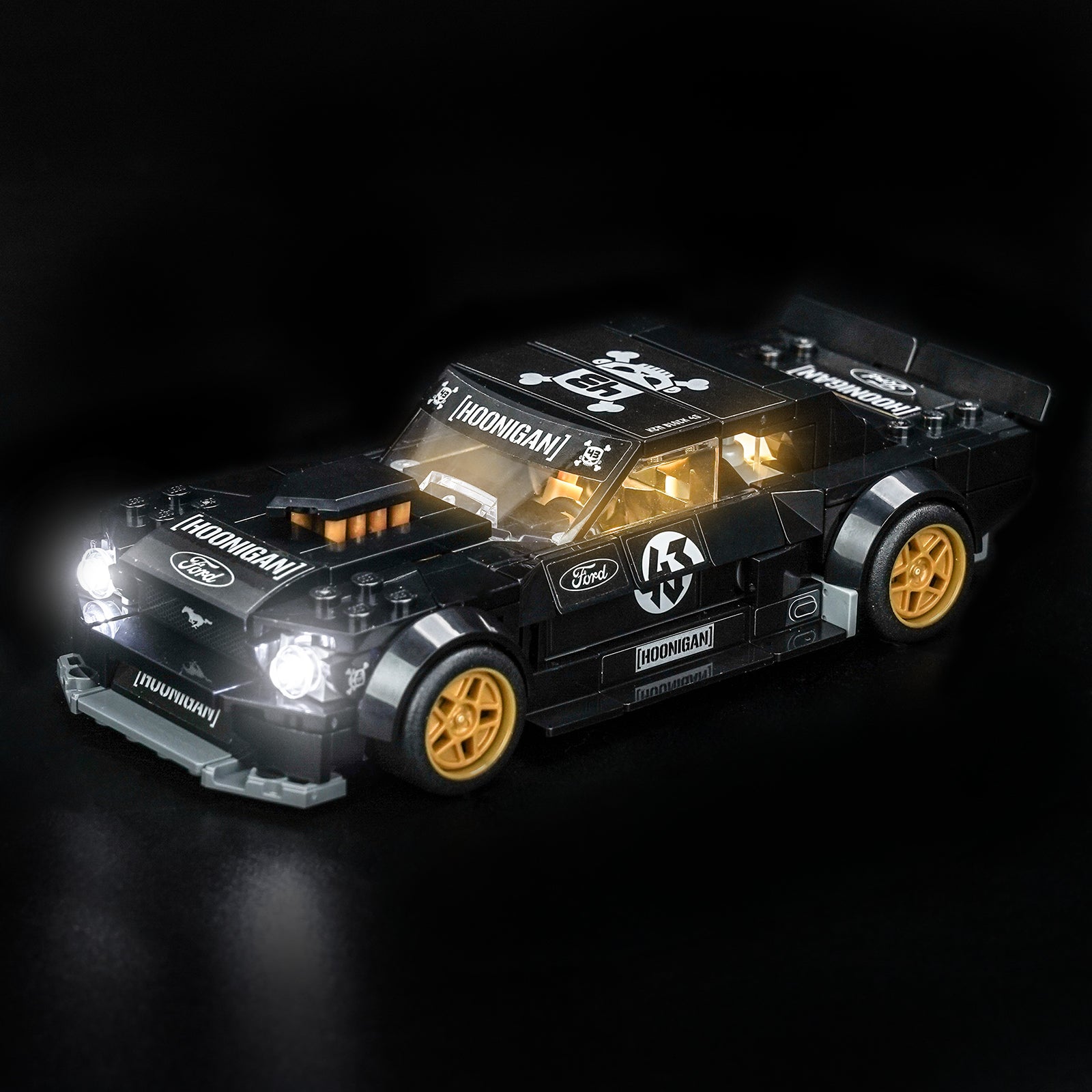 BrickBling Light Kit for LEGO Speed Champions Ken Block's '65 Ford Mustang Hoonicorn V1 77262