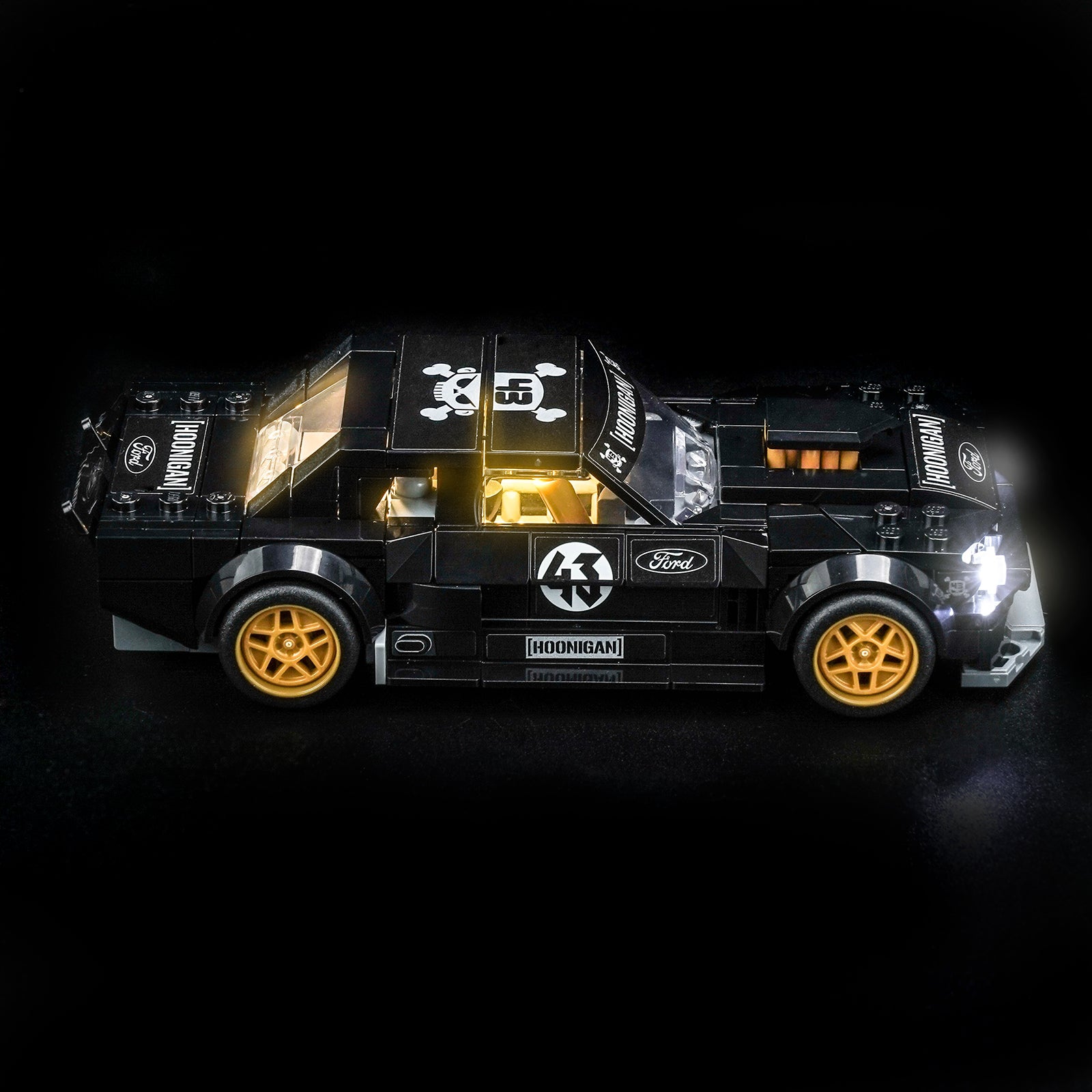 BrickBling Light Kit for LEGO Speed Champions Ken Block's '65 Ford Mustang Hoonicorn V1 77262