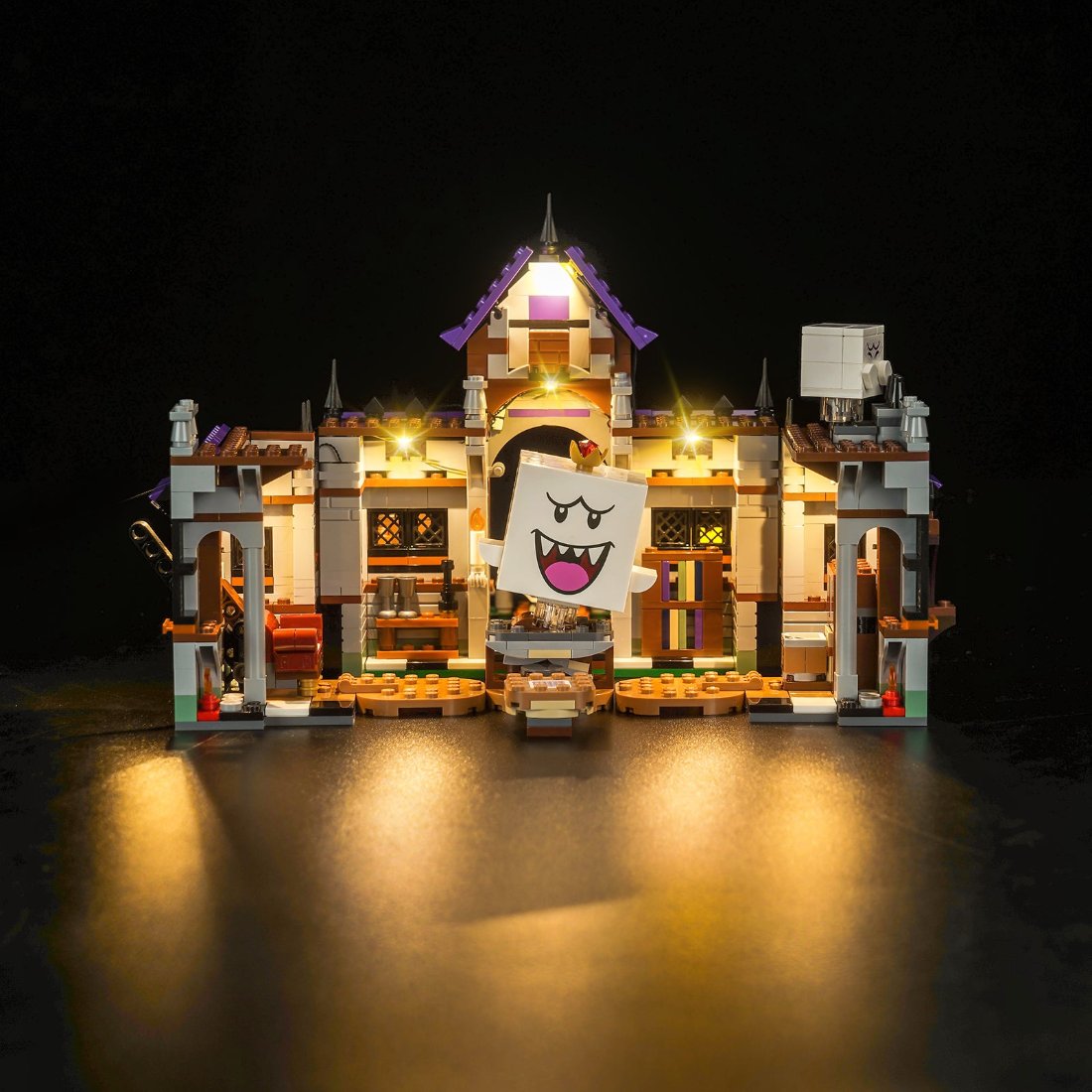 BrickBling Light Kit for LEGO Super Mario King Boo's Haunted Mansion 71436