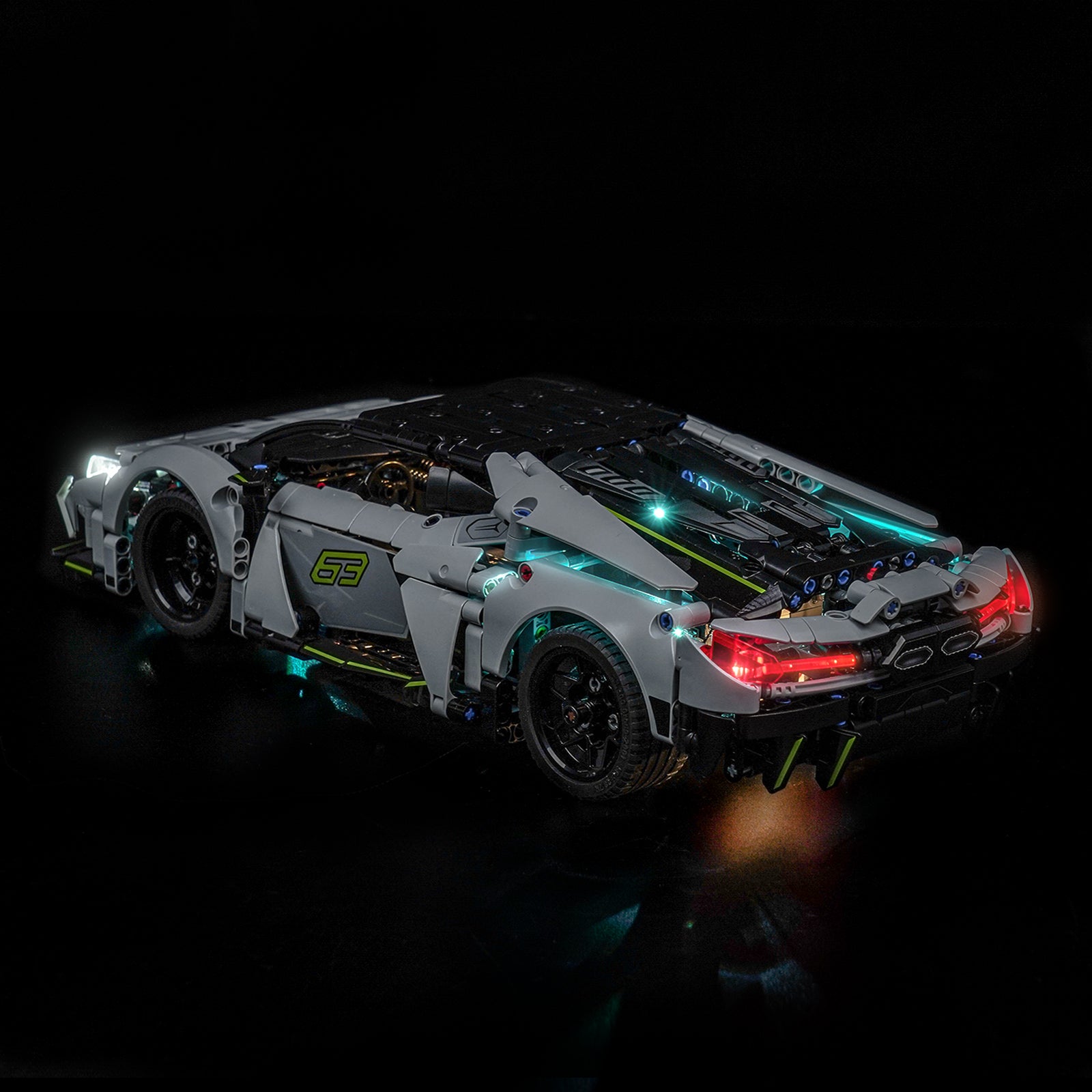 BrickBling Light Kit for LEGO Technic Lamborghini Revuelto Super Sports Car 42214