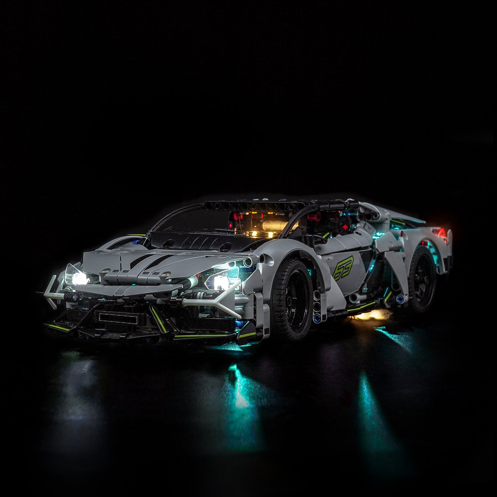 BrickBling Light Kit for LEGO Technic Lamborghini Revuelto Super Sports Car 42214