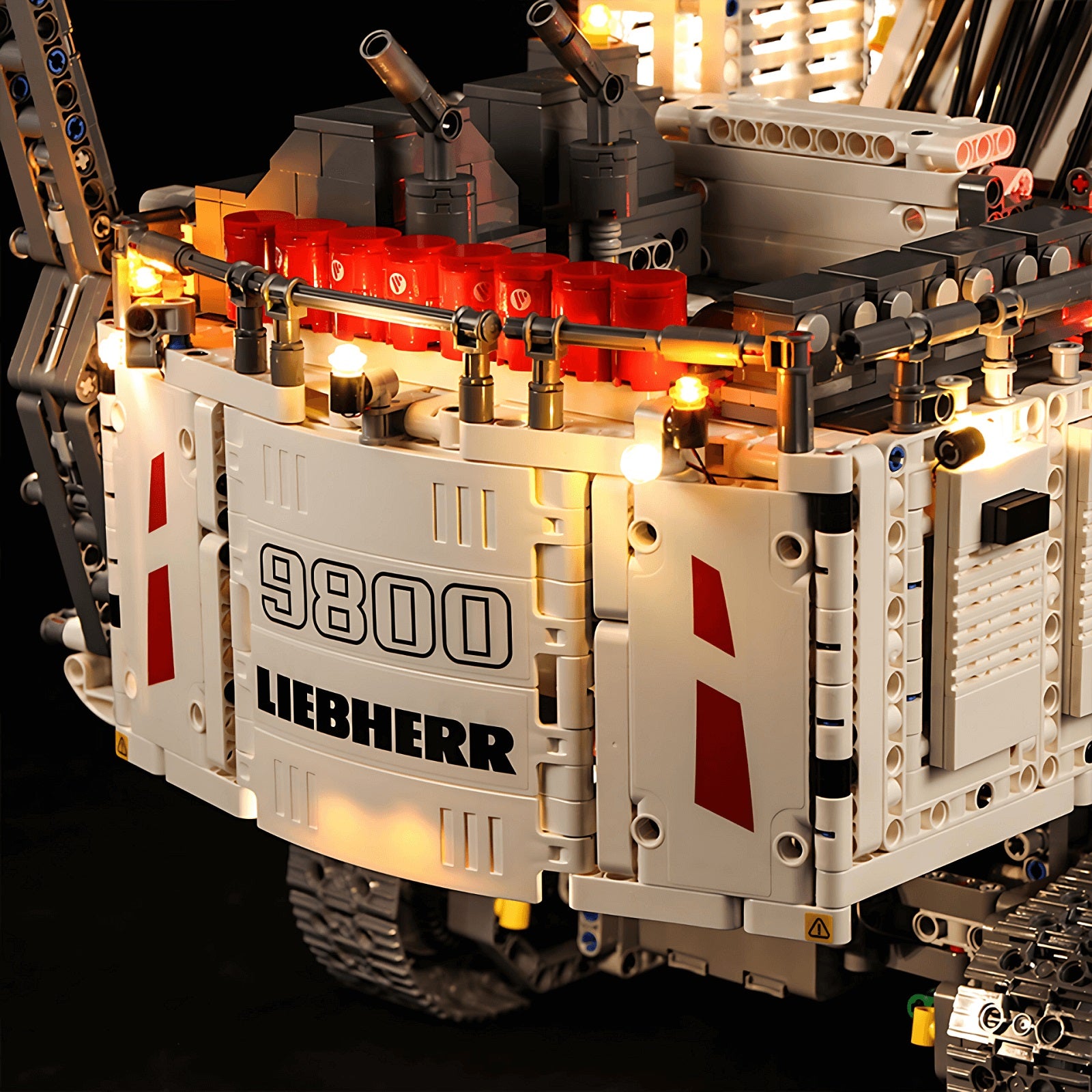 BrickBling Light Kit for LEGO Technic Liebherr R 9800 Excavator 42100