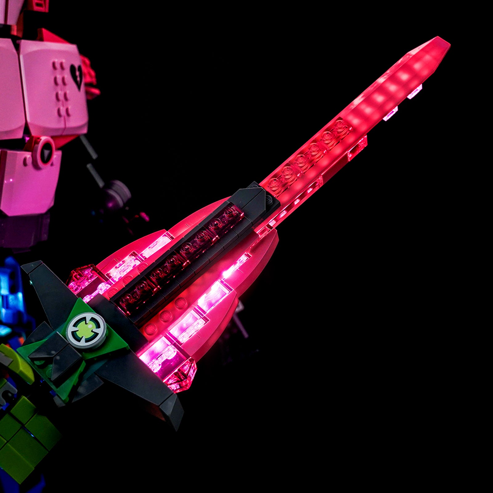 BrickBling Light Kit for LEGO Fortnite Mecha Team Leader 77078