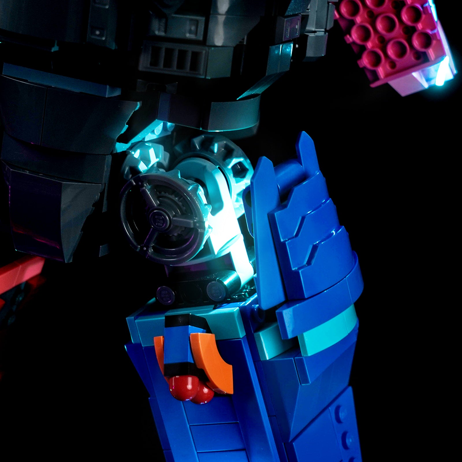 BrickBling Light Kit for LEGO Fortnite Mecha Team Leader 77078