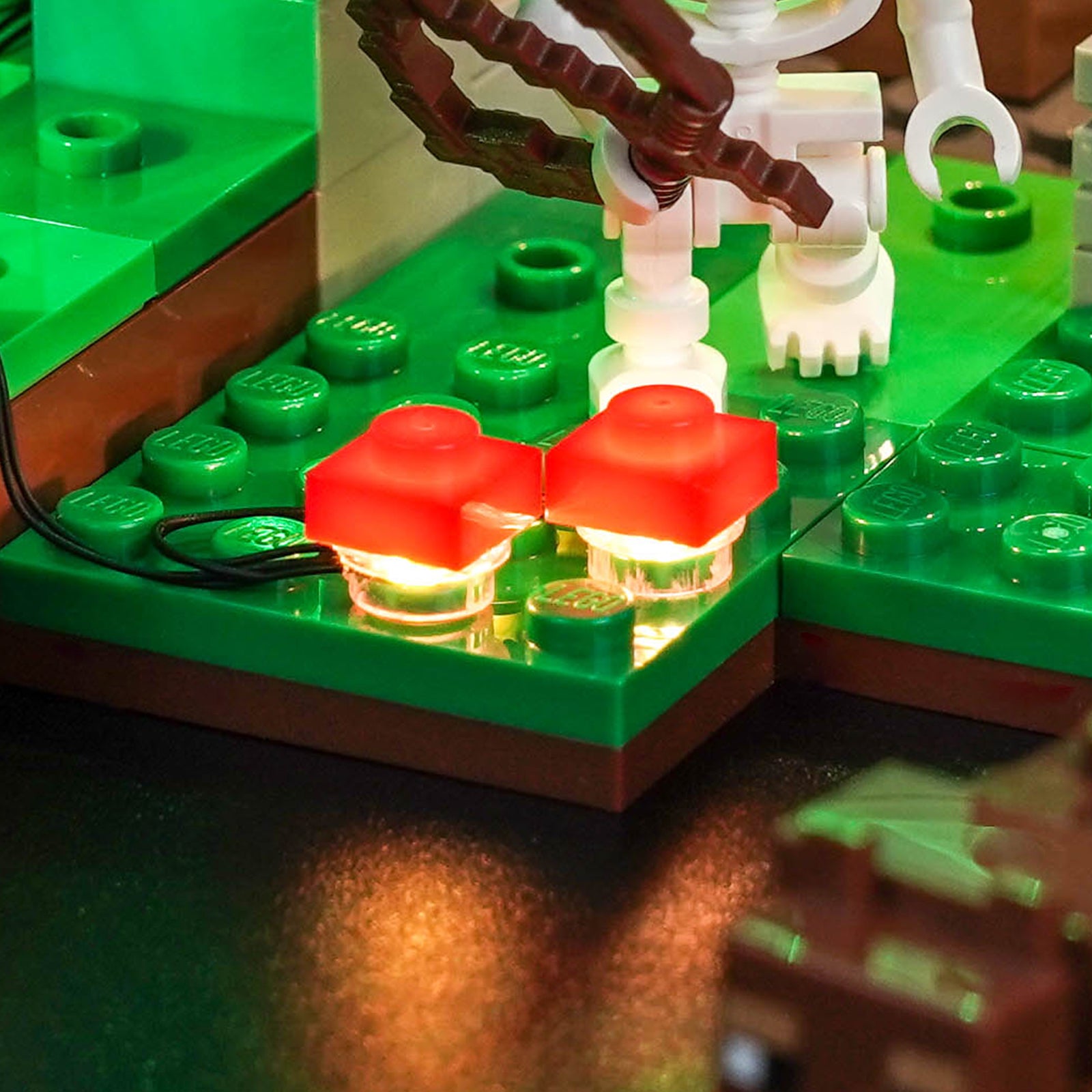 BrickBling Light Kit for LEGO Minecraft First Night Adventure 21593