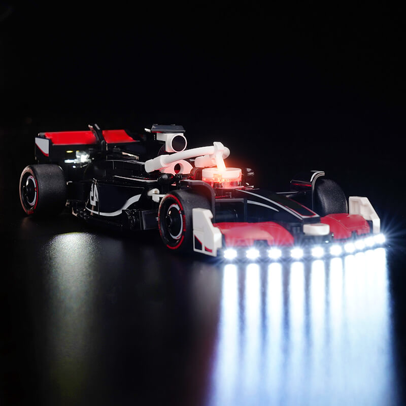 BrickBling Light Kit for LEGO Speed Champions MoneyGram Haas F1® Team VF-24 Race Car 77250