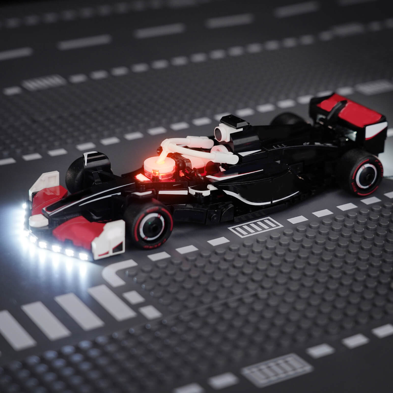 BrickBling Light Kit for LEGO Speed Champions MoneyGram Haas F1® Team VF-24 Race Car 77250