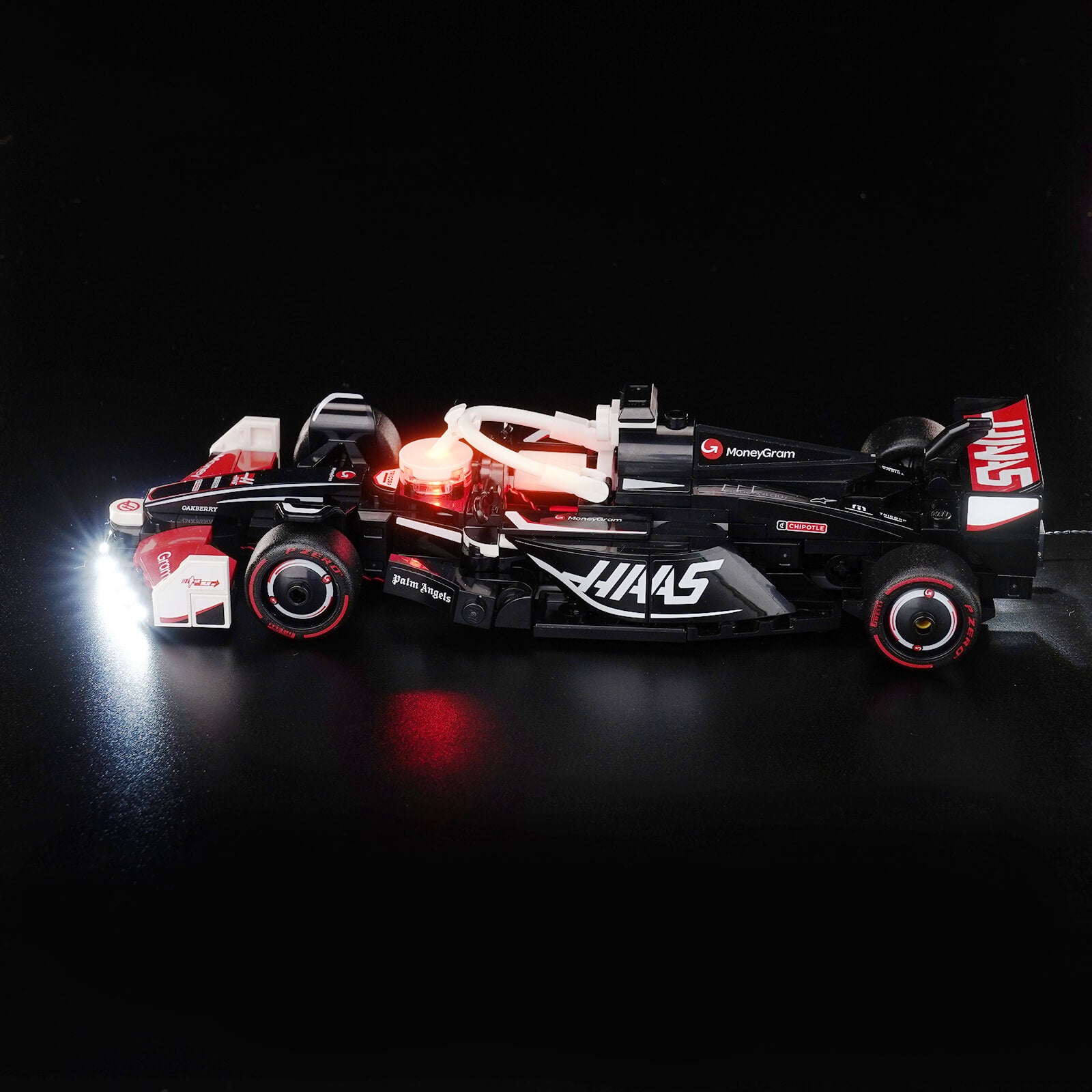 BrickBling Light Kit for LEGO Speed Champions MoneyGram Haas F1® Team VF-24 Race Car 77250