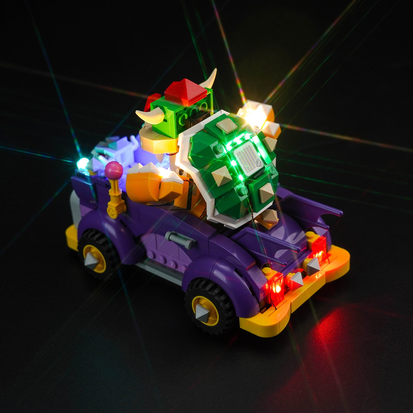 BrickBling Light Kit for LEGO Super Mario Bowser's Muscle Car Expansion Set 71431