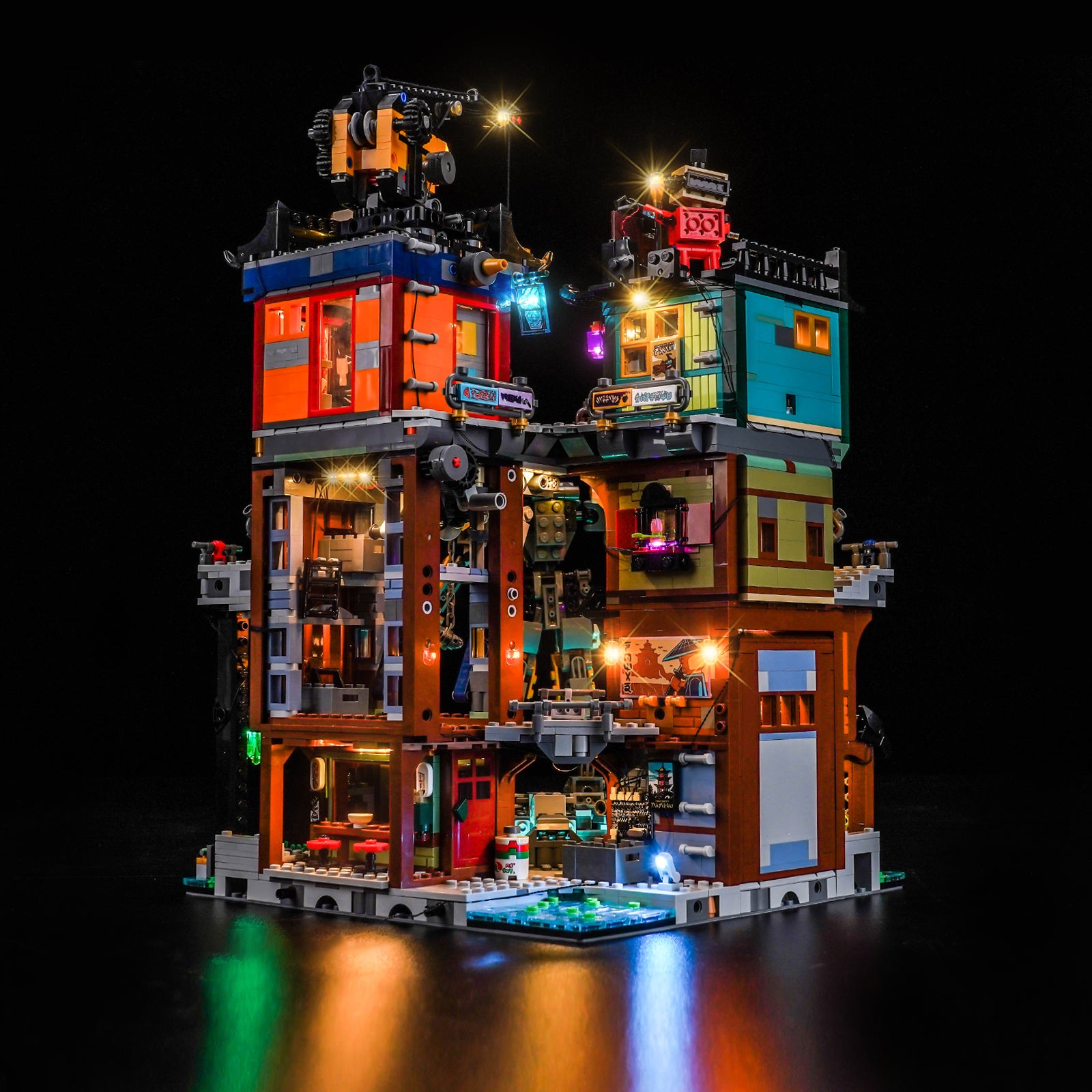 BrickBling Light Kit for LEGO NINJAGO NINJAGO® City Workshops 71837