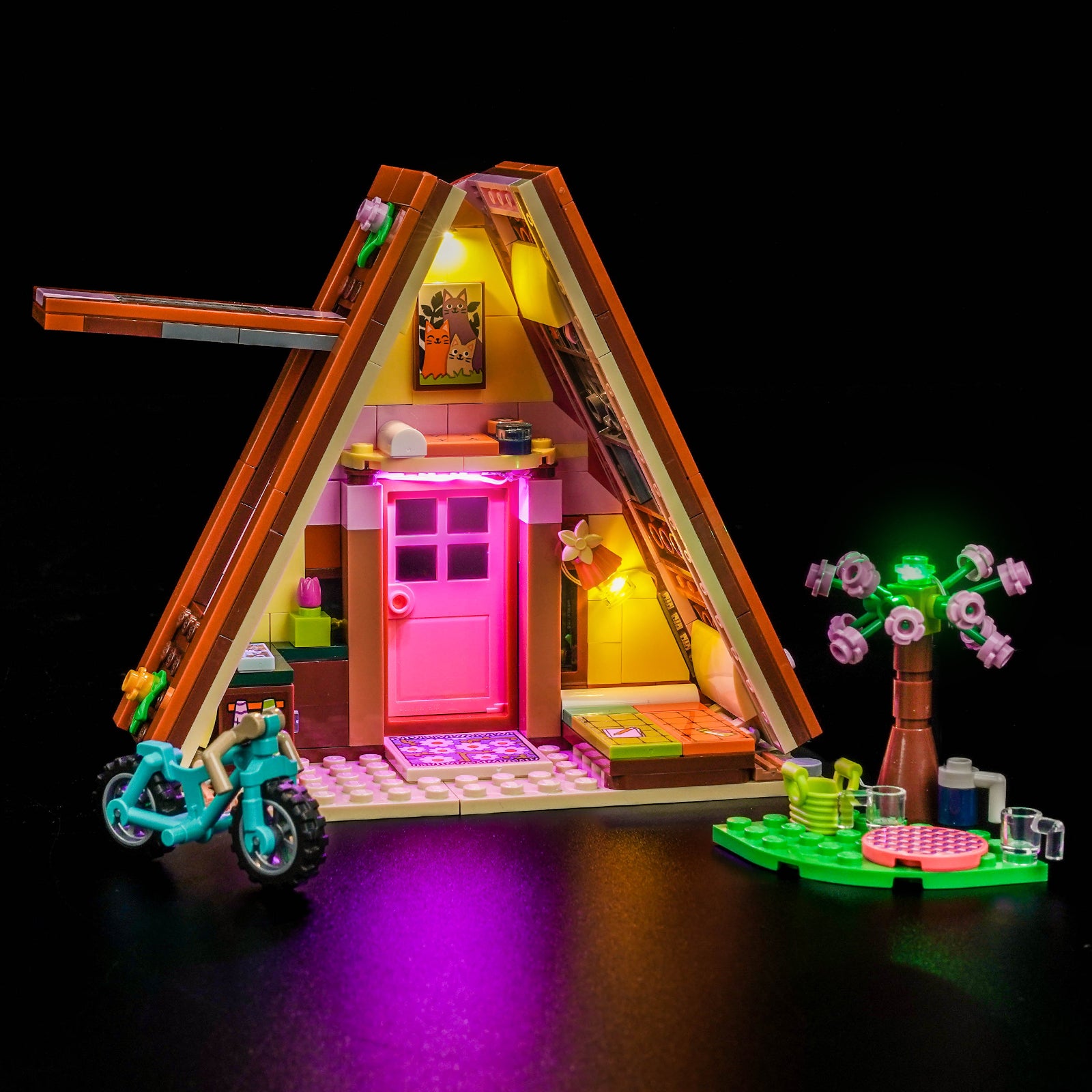 BrickBling Light Kit for LEGO Friends Nature Glamping Cabin 42682