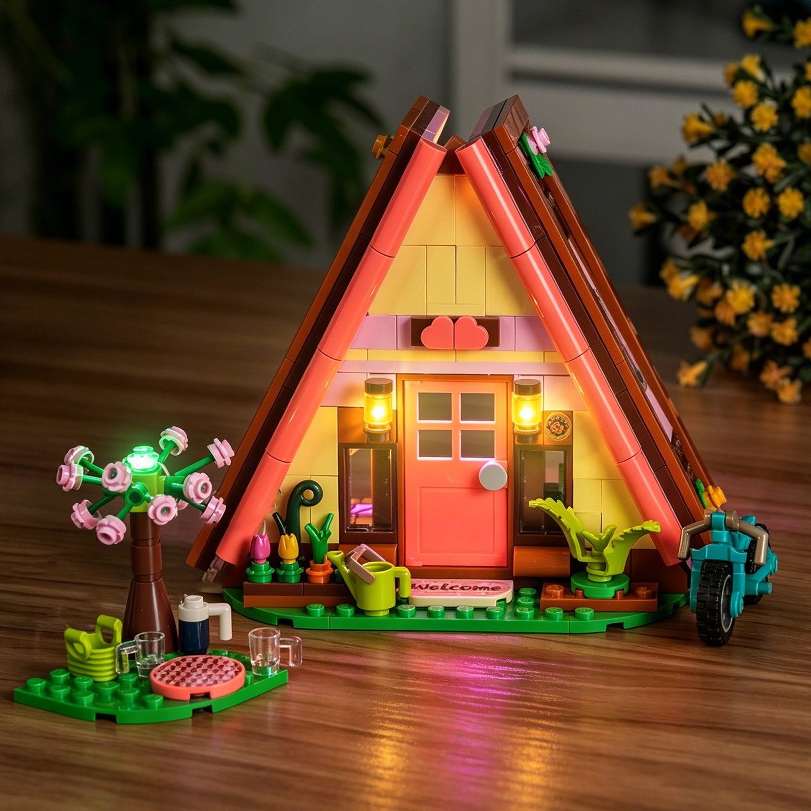 BrickBling Light Kit for LEGO Friends Nature Glamping Cabin 42682