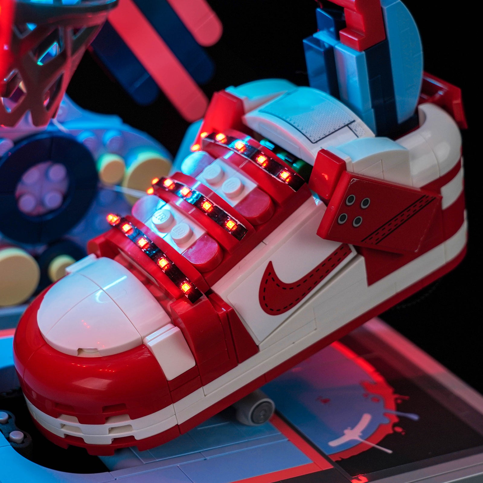 BrickBling Light Kit for LEGO Nike Dunk Trickshot 43021